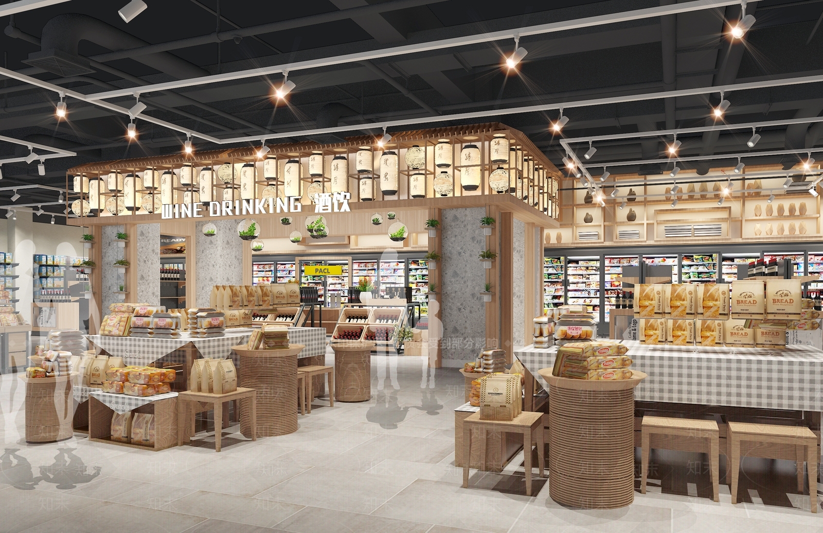 日式超市3D模型下载【ID:590077314】
