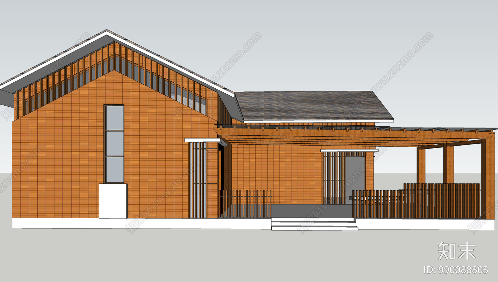 景区公共卫生间厕所建筑施工图下载【ID:990088803】