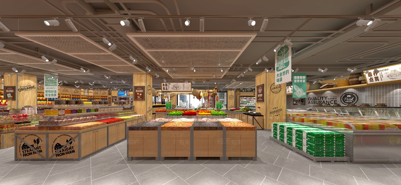 现代超市3D模型下载【ID:590110337】