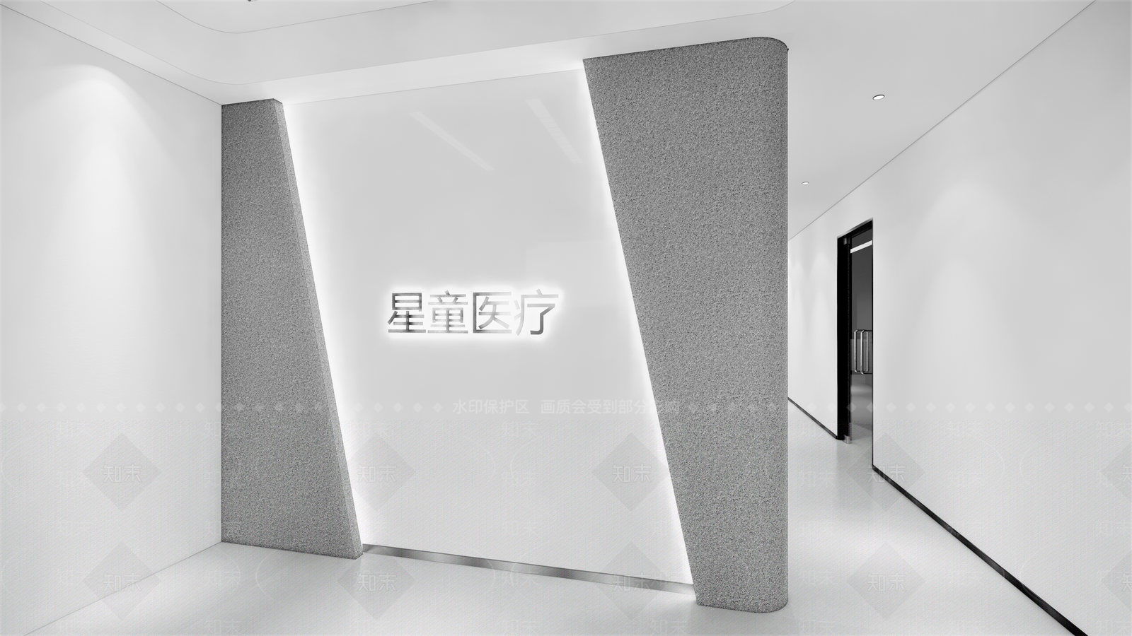 现代办公区域SU模型下载【ID:790115363】