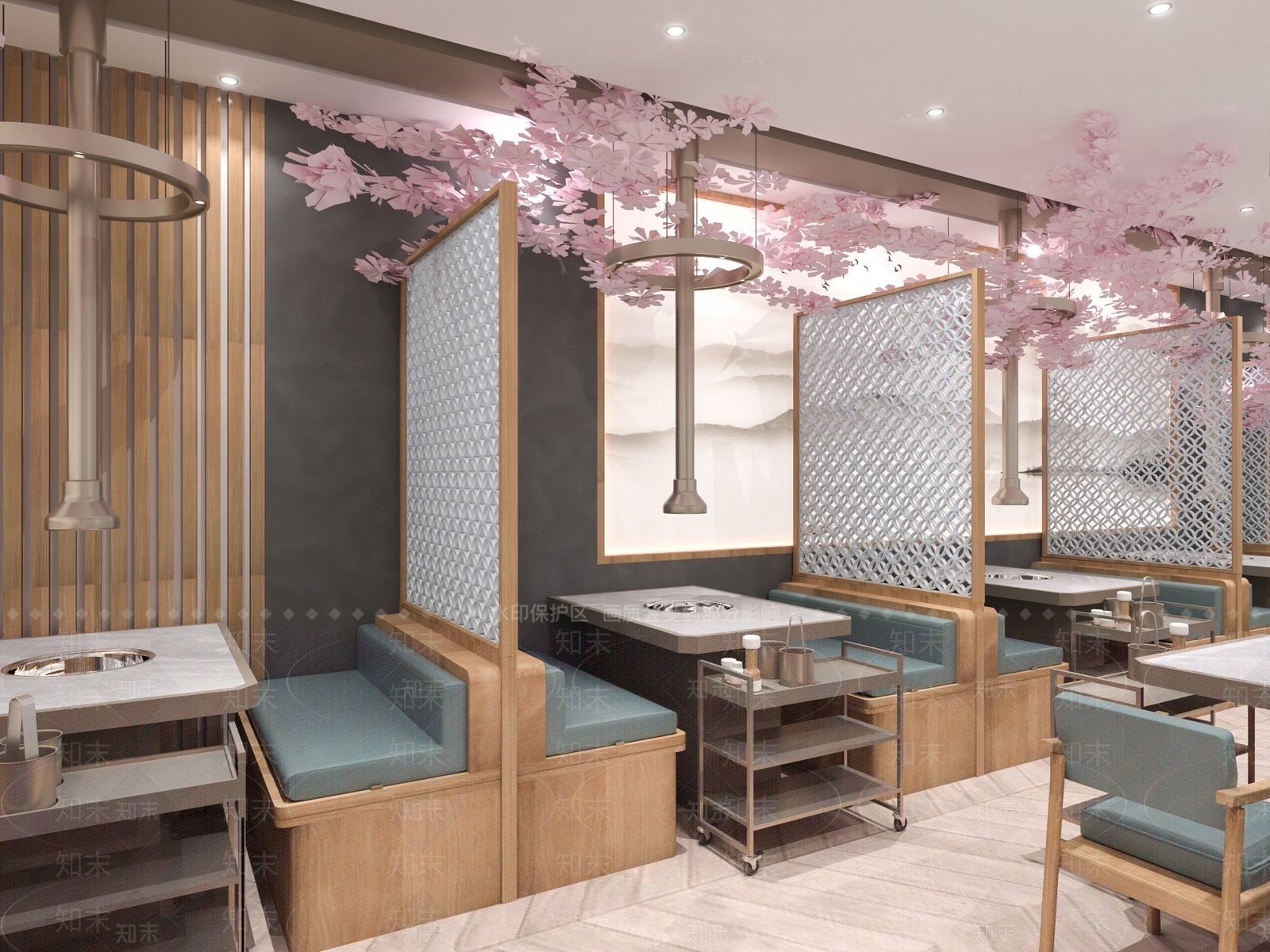 日式火锅店3D模型下载【ID:390119212】