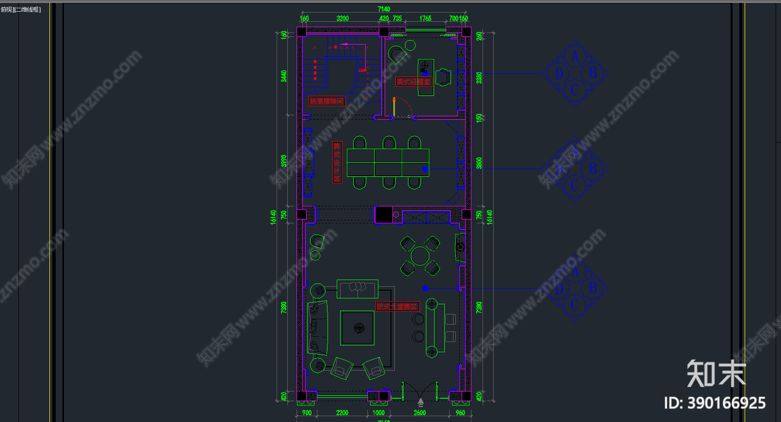全屋定制cad施工图下载【ID:390166925】