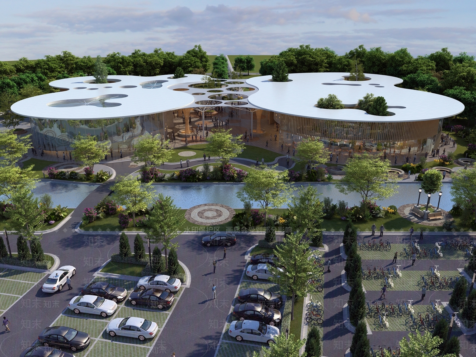 现代会所3D模型下载【ID:490171990】