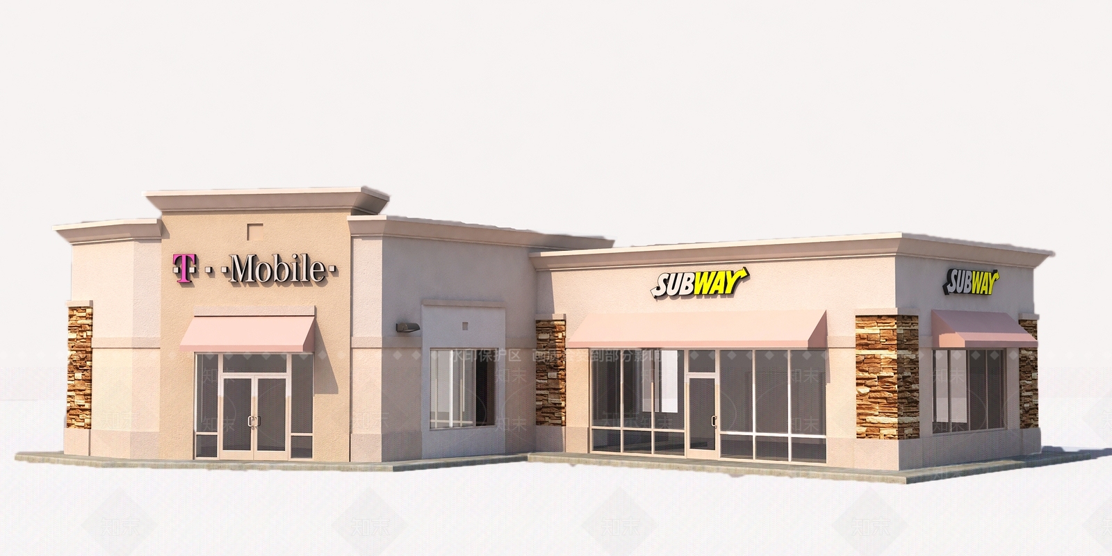 现代超市3D模型下载【ID:590211304】