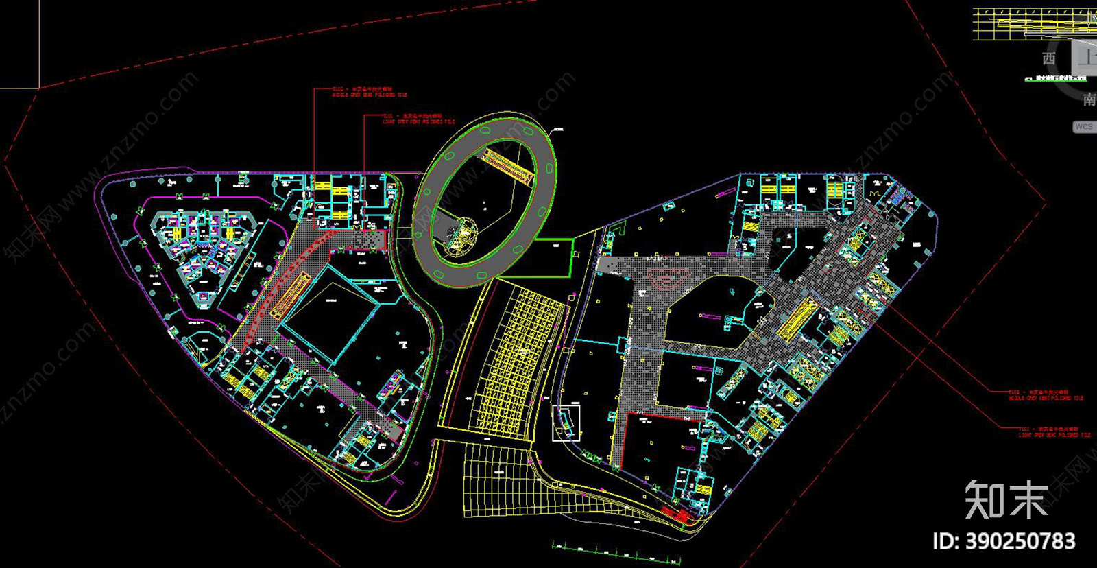 商场cad施工图下载【ID:390250783】