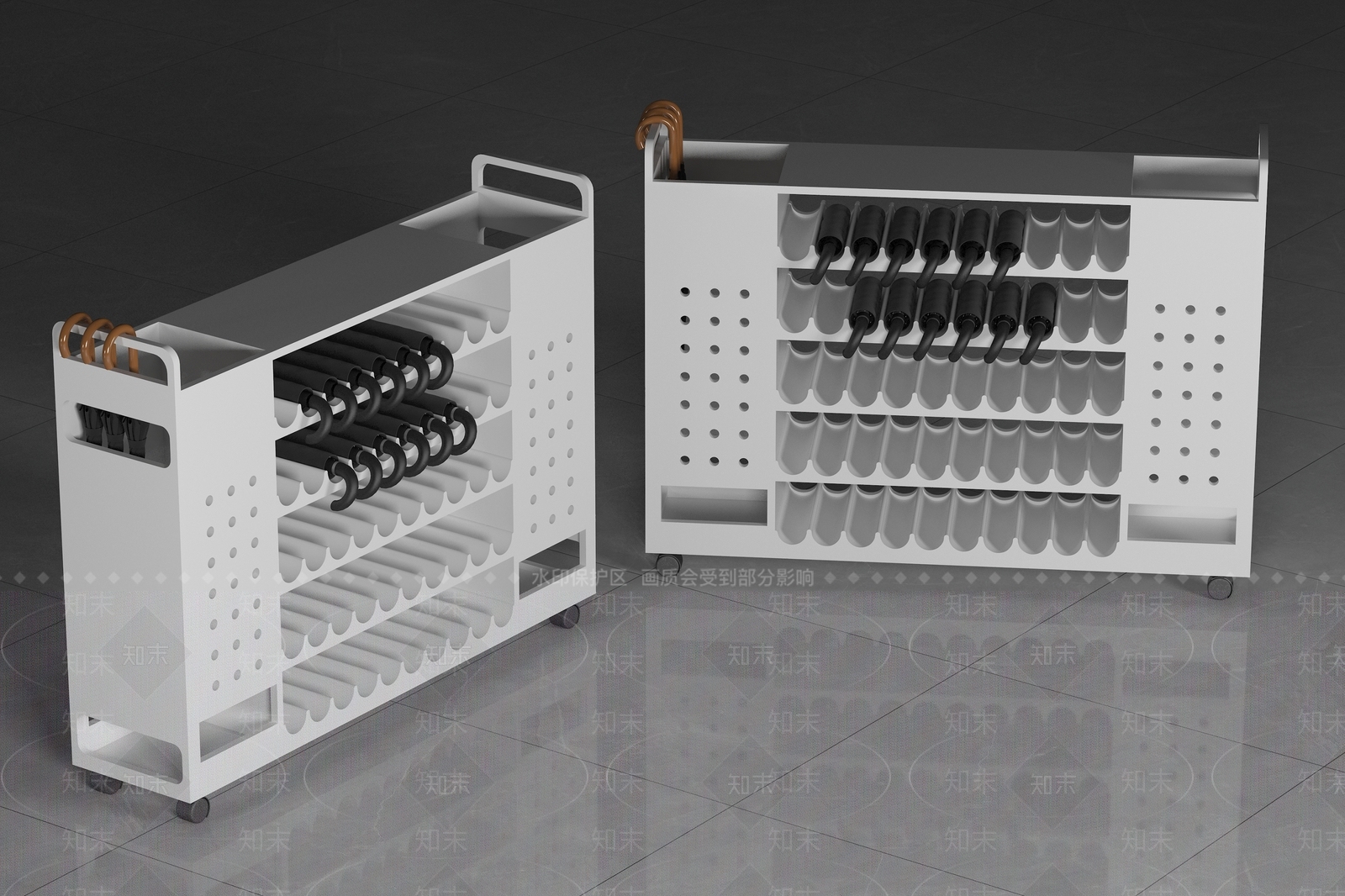 现代雨伞架3D模型下载【ID:890279969】