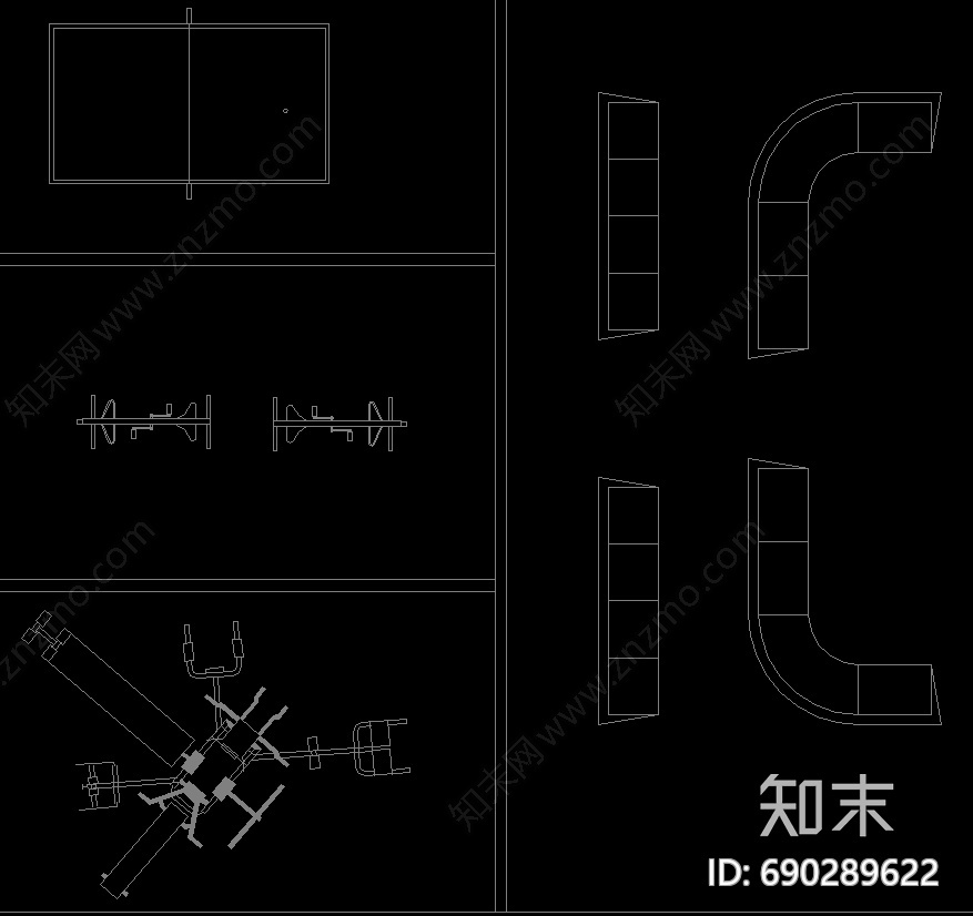 健身器材施工图下载【ID:690289622】