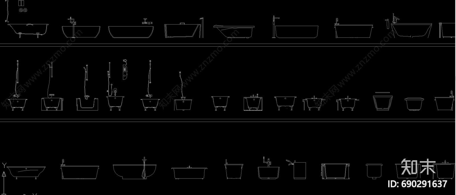 淋浴施工图下载【ID:690291637】