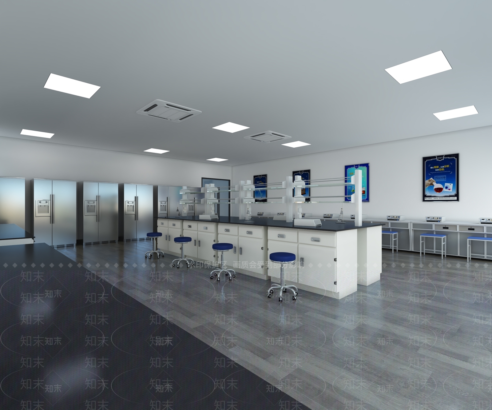 现代医院3D模型下载【ID:990377674】_知末3d模型网