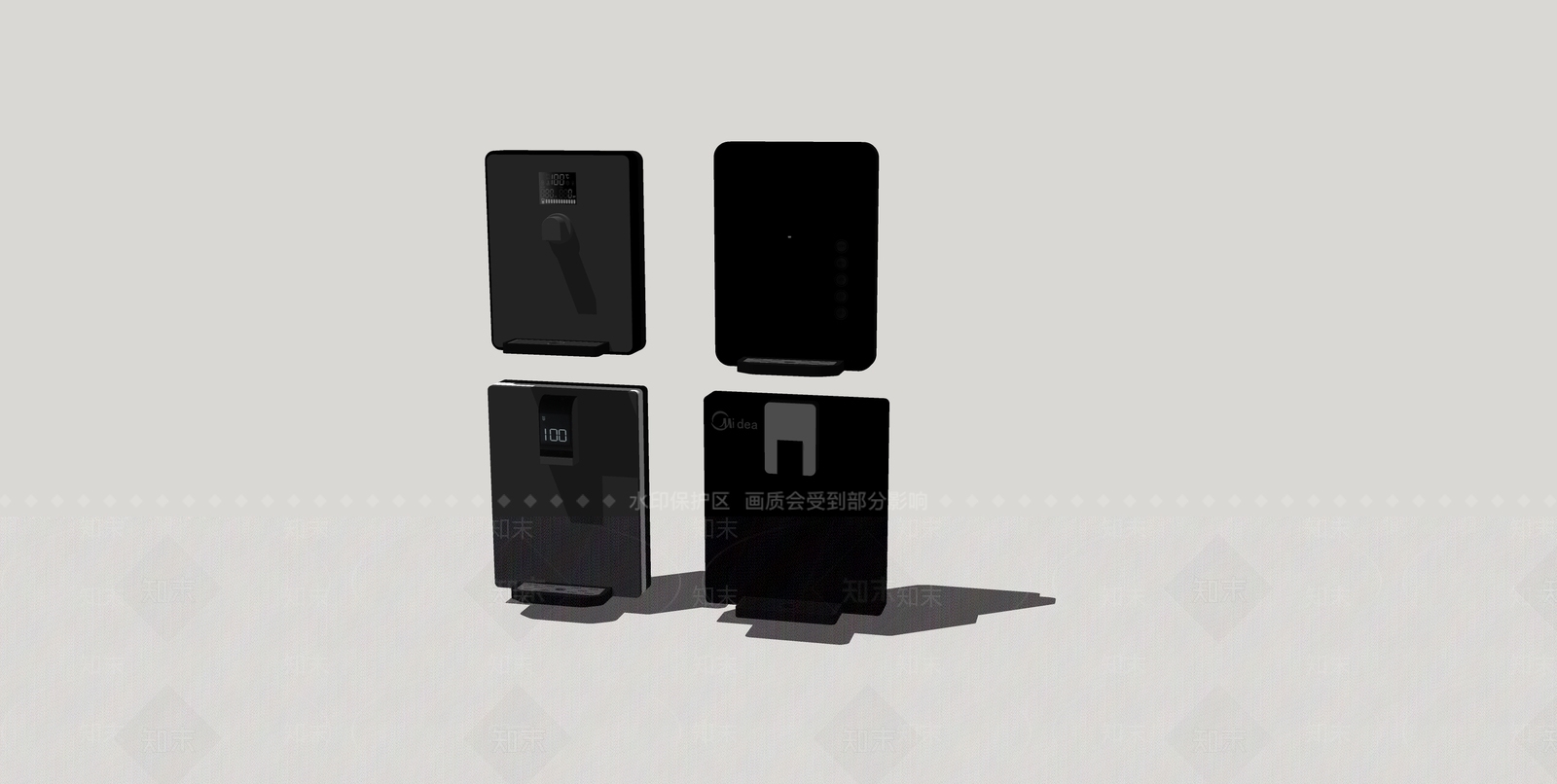 现代灶台SU模型下载【ID:190391381】