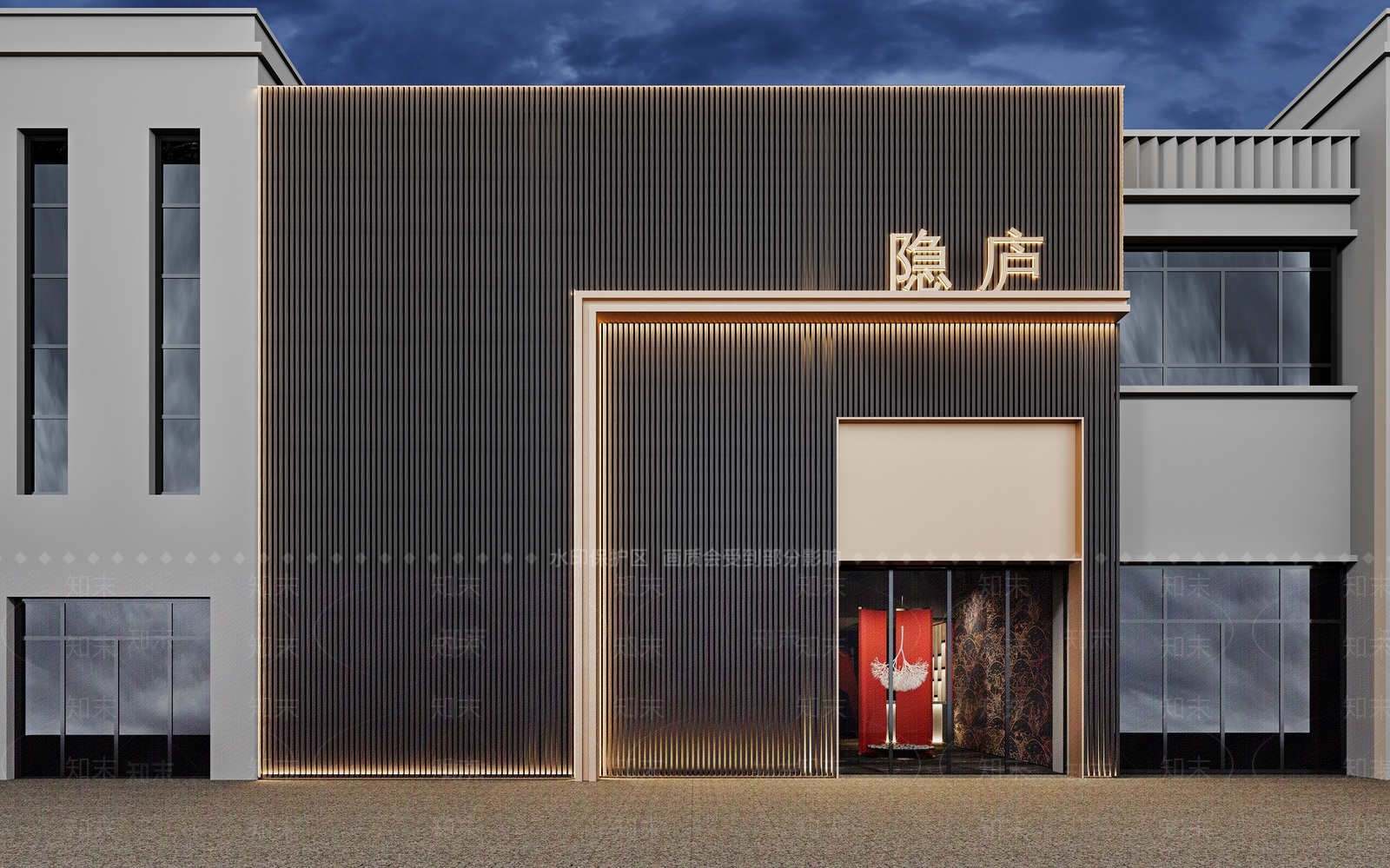 门头3D模型精品下载_3dmax模型_知末网