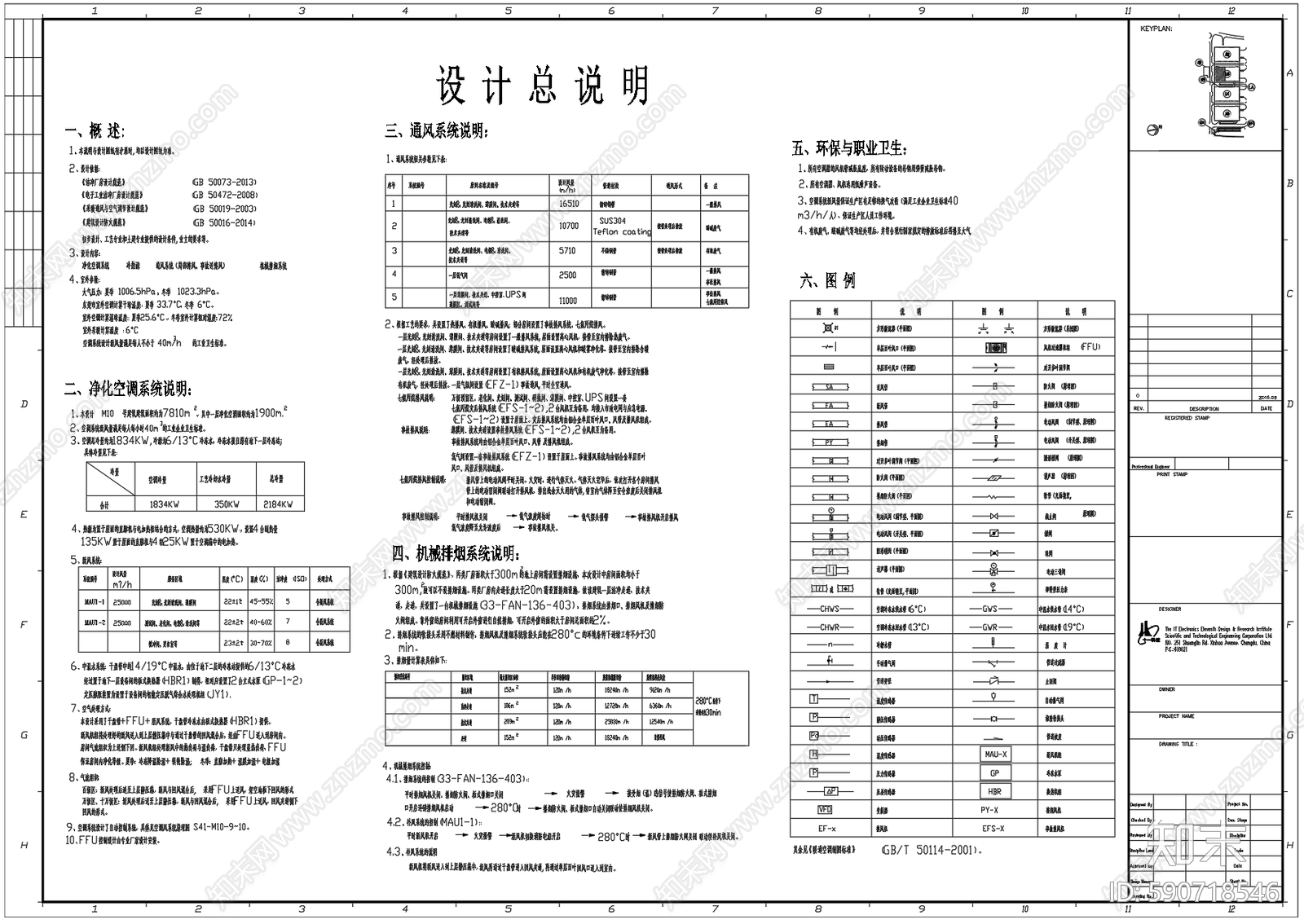 暖通cad施工图下载【ID:590718546】