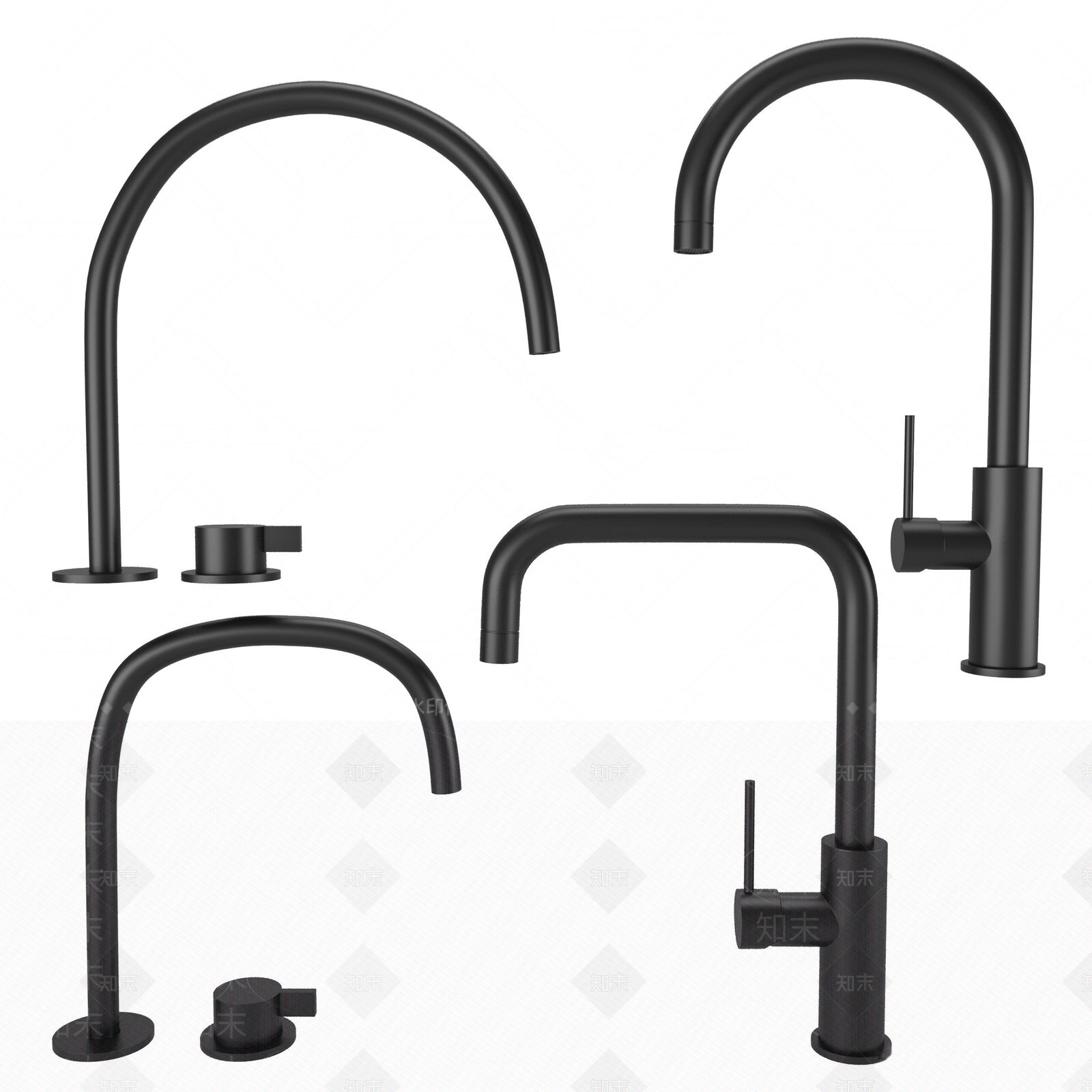 现代厨房龙头3D模型下载【ID:790461242】