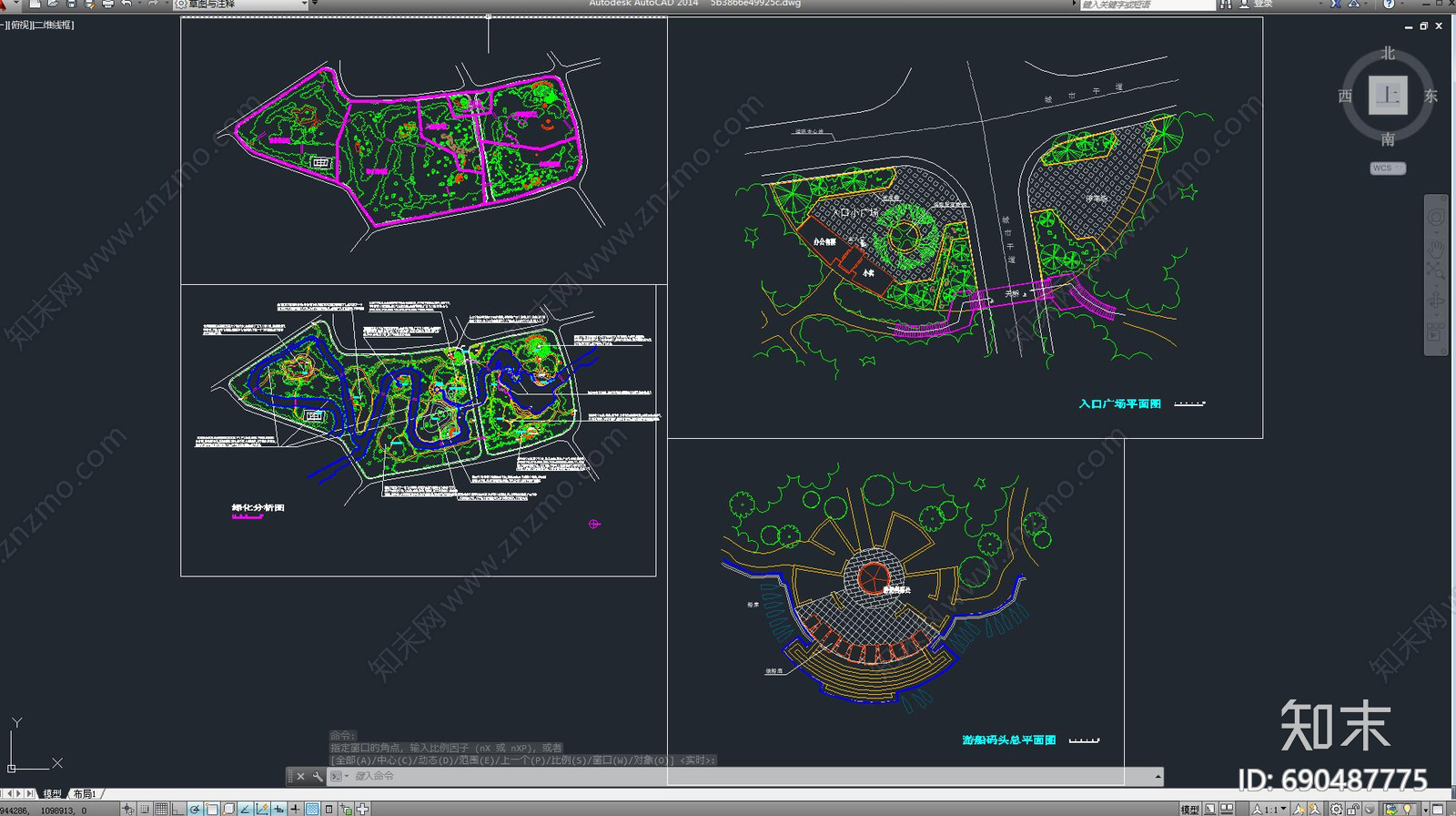 湿地公园施工图下载【ID:690487775】