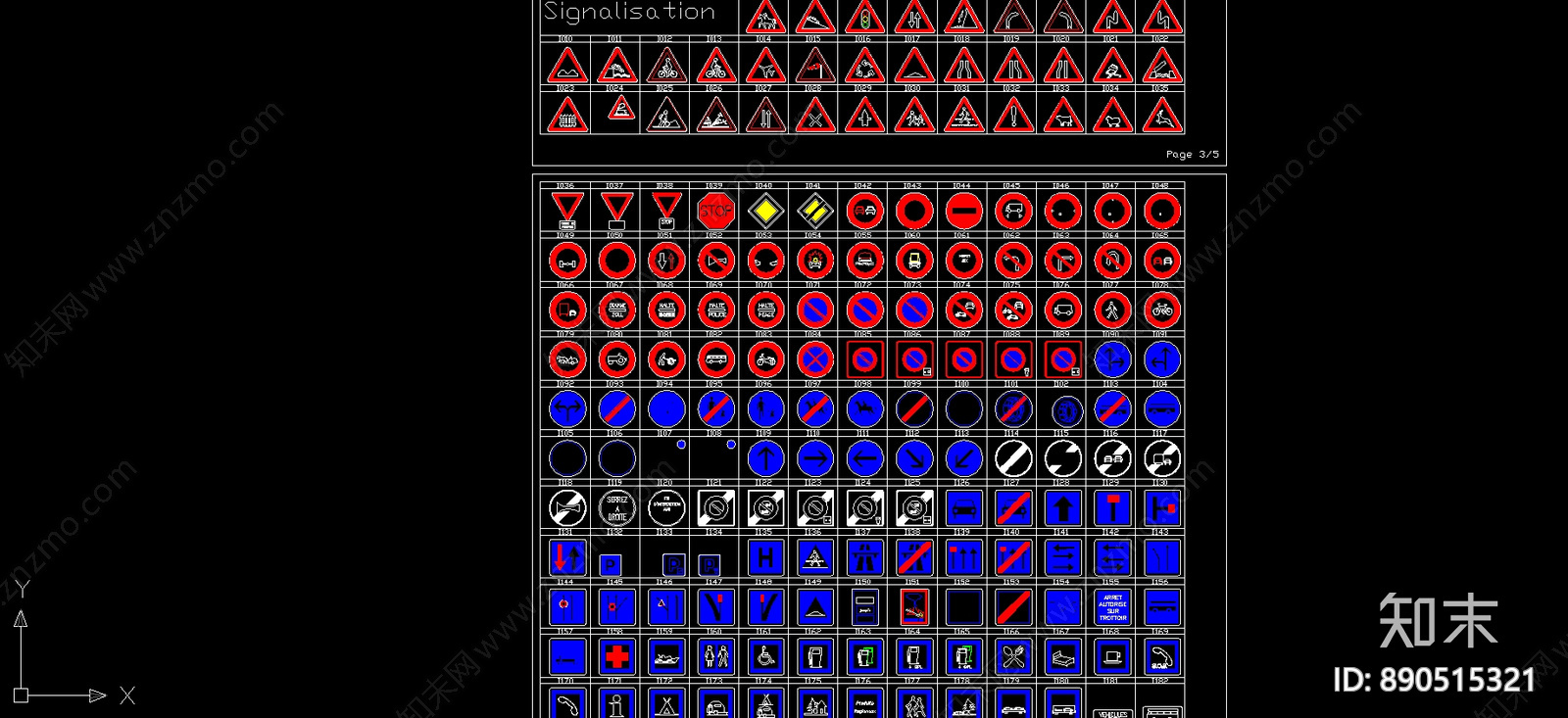 道路景观符号施工图下载【ID:890515321】