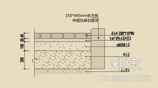 路面硬化工程cad施工图下载【ID:390517552】