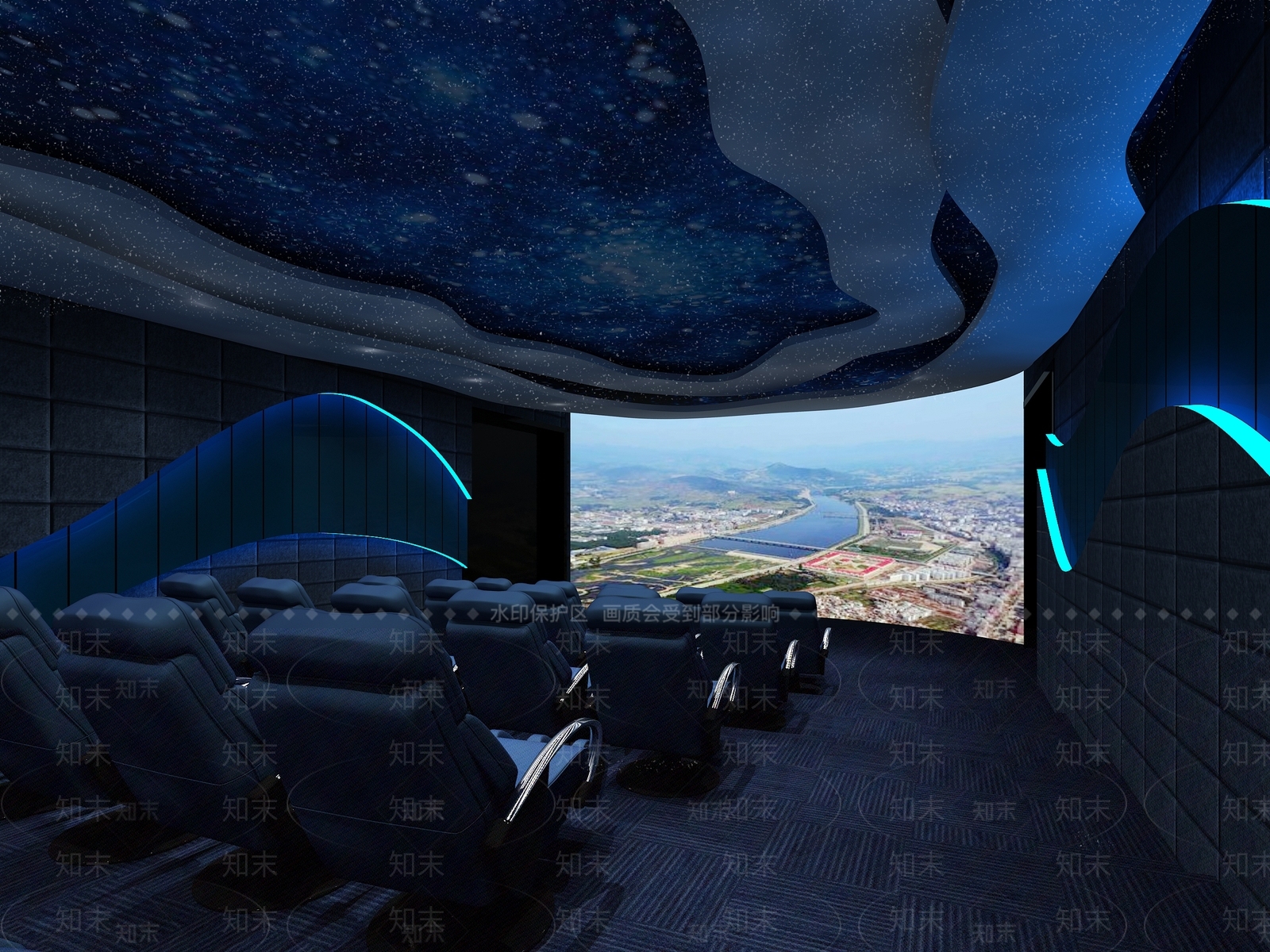 现代电影院3D模型下载【ID:590549176】