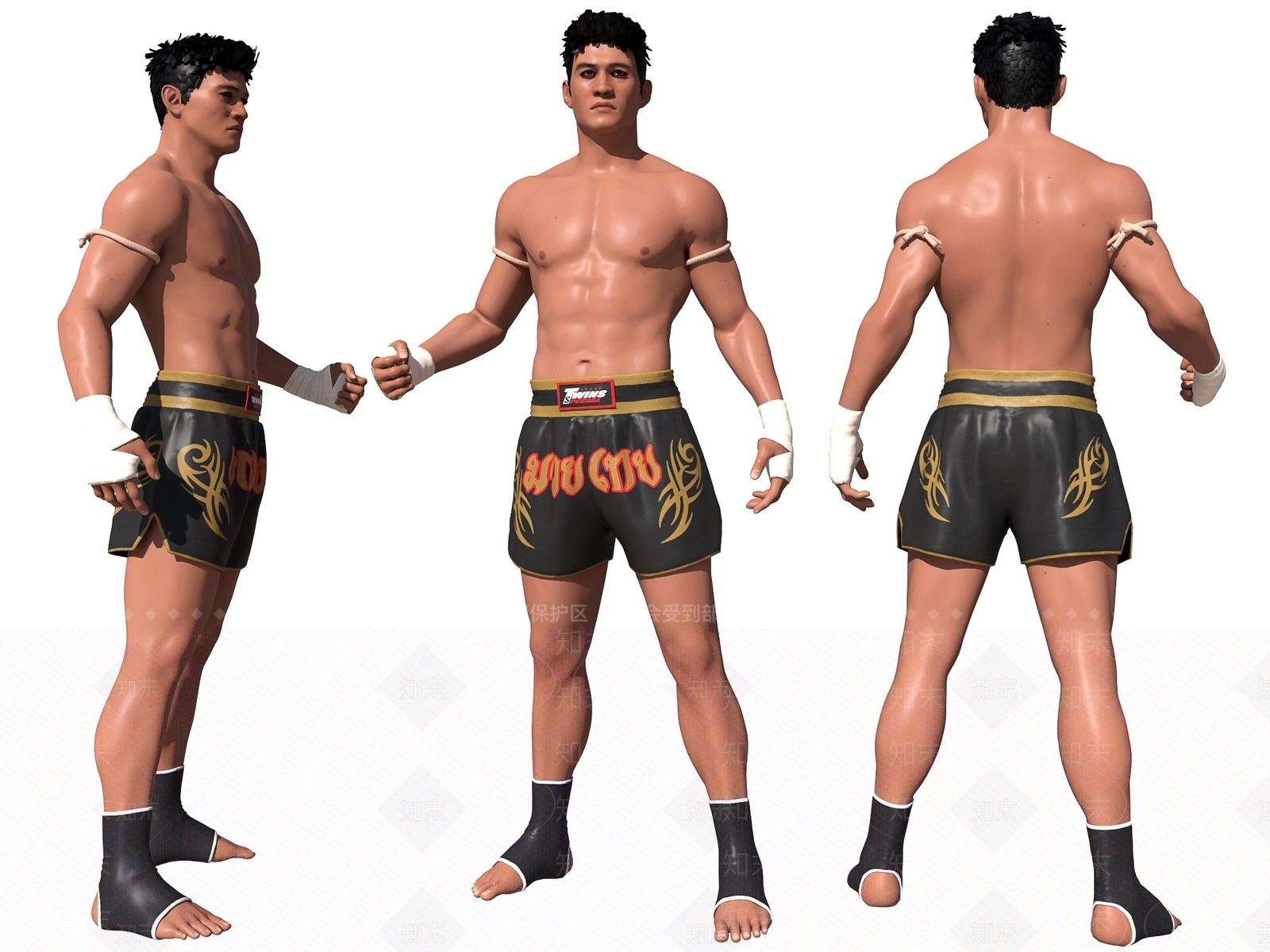 男人3D模型下载【ID:690619416】