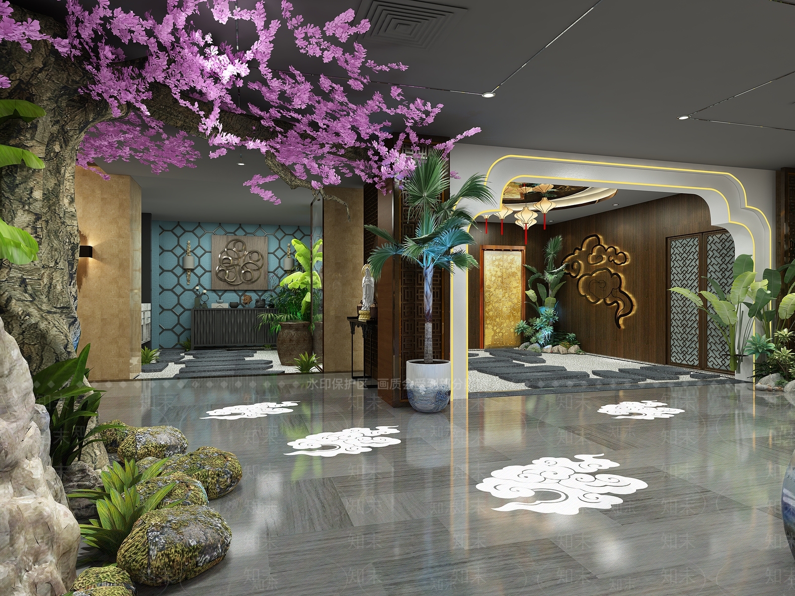 东南亚足浴会所3D模型下载【ID:790675114】