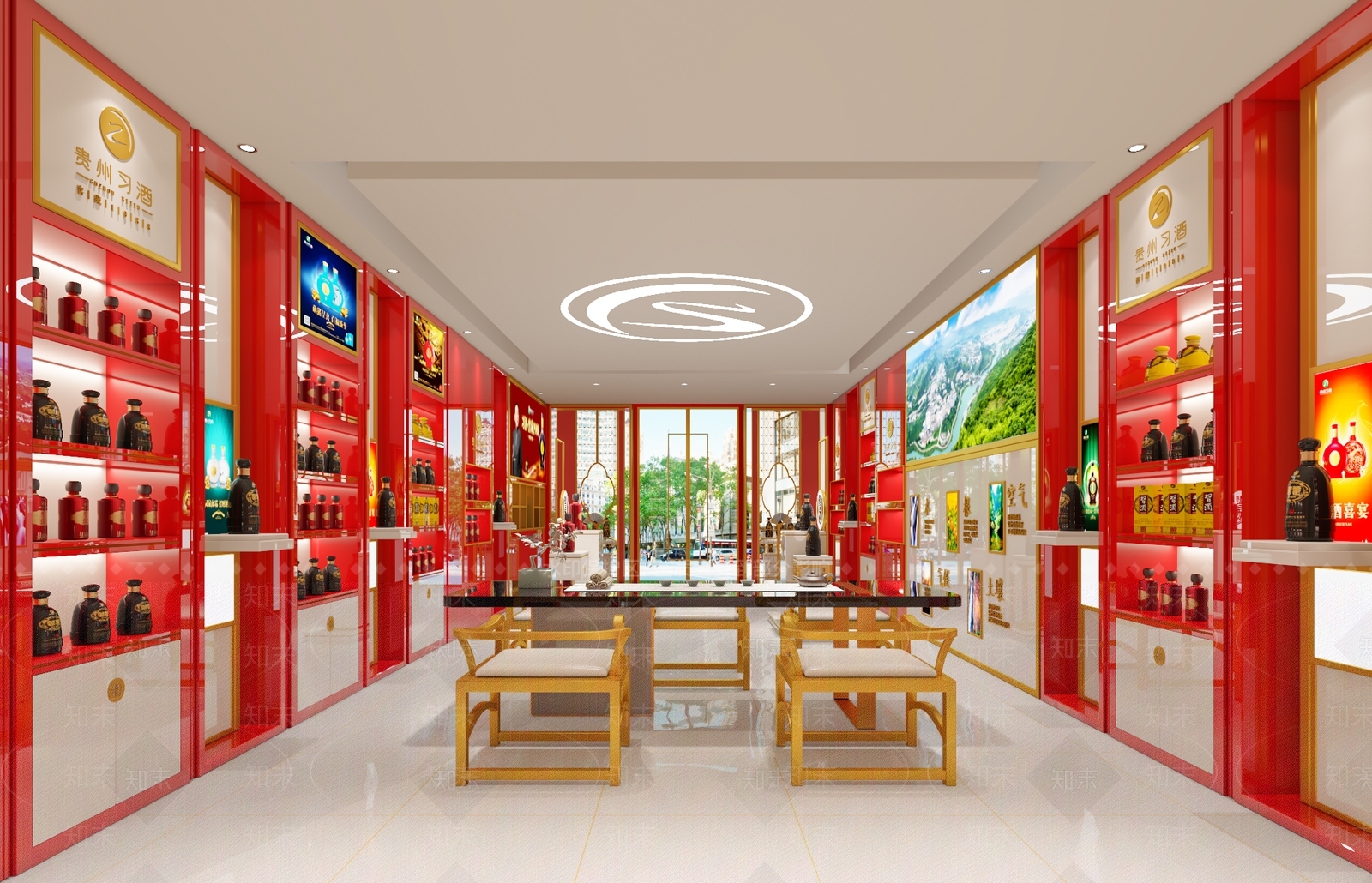 现代烟酒店3D模型下载【ID:690689148】