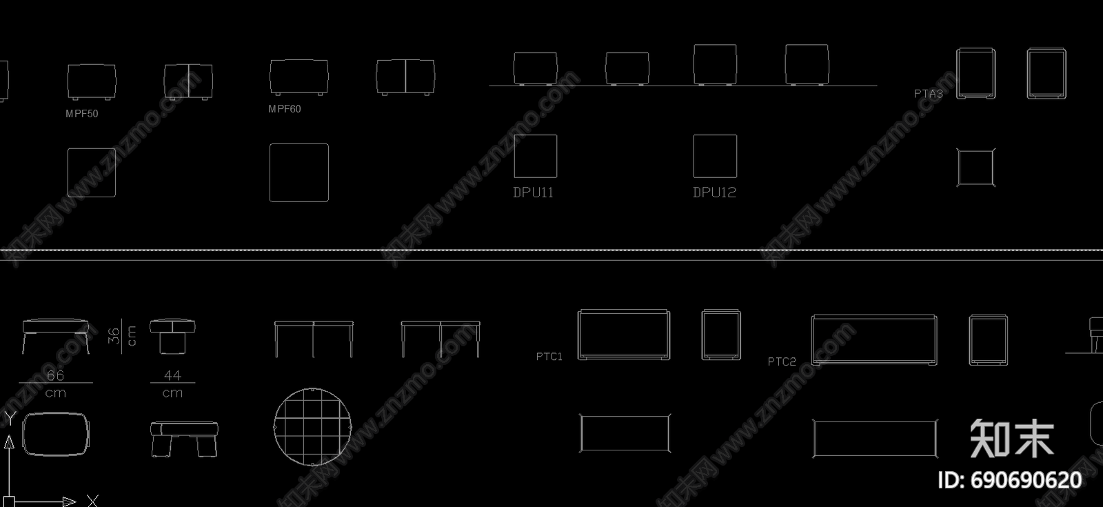 餐椅施工图下载【ID:690690620】