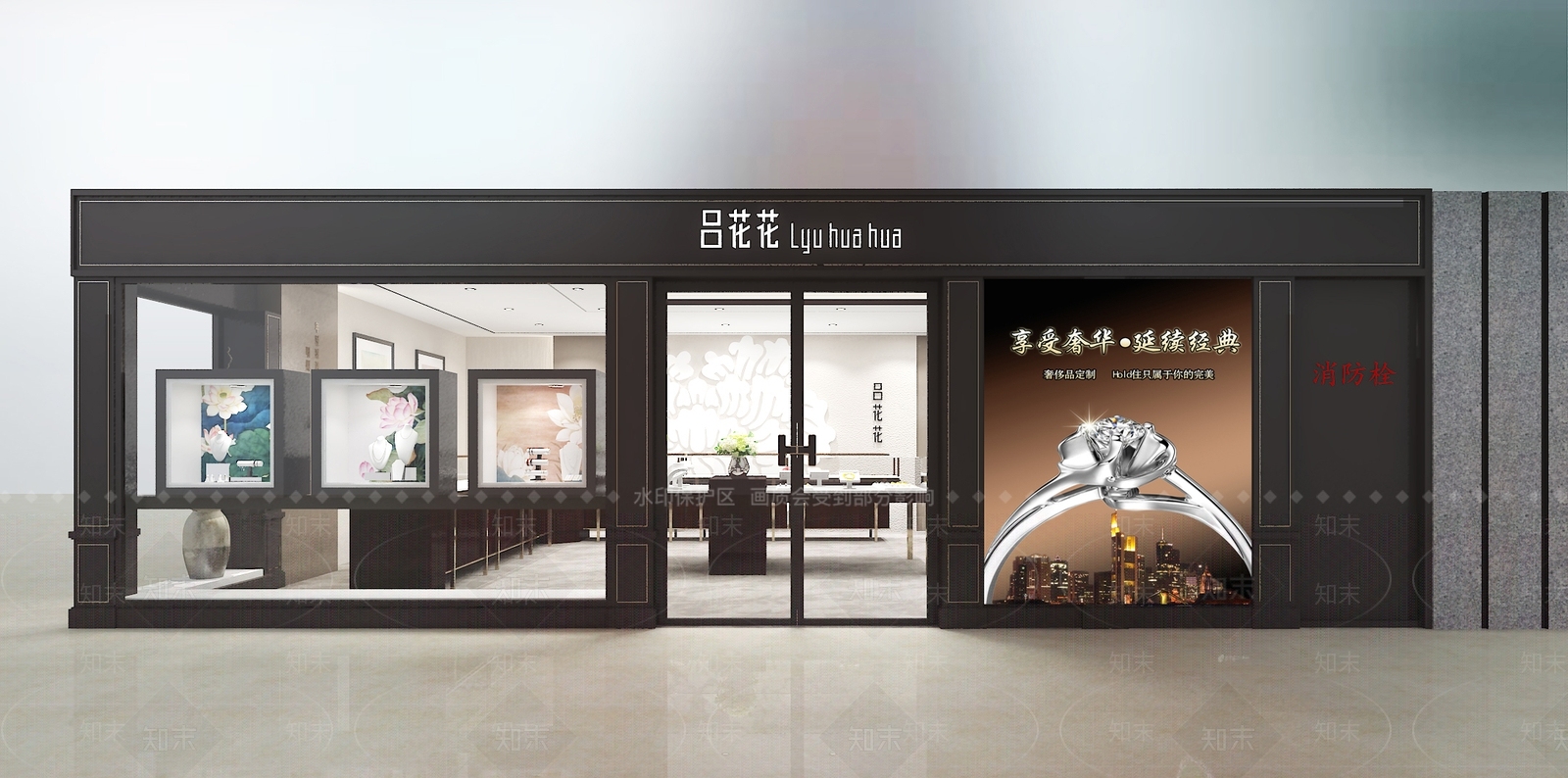 现代珠宝店3D模型下载【ID:590702823】