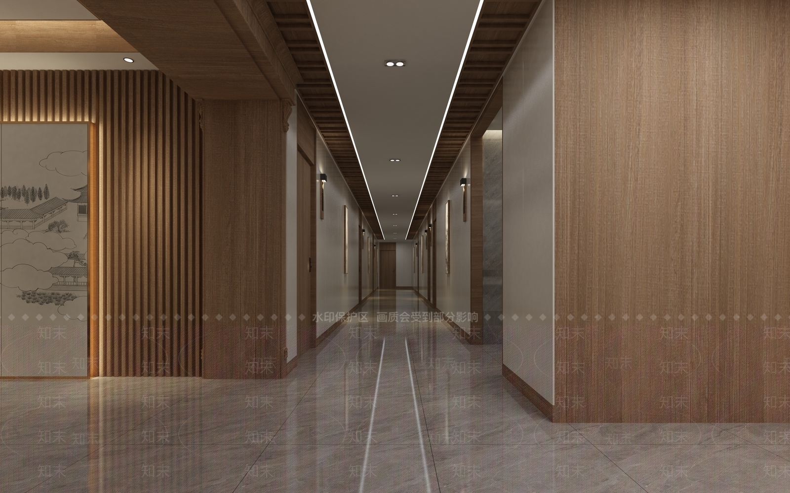 新中式足浴会所3D模型下载【ID:790793100】