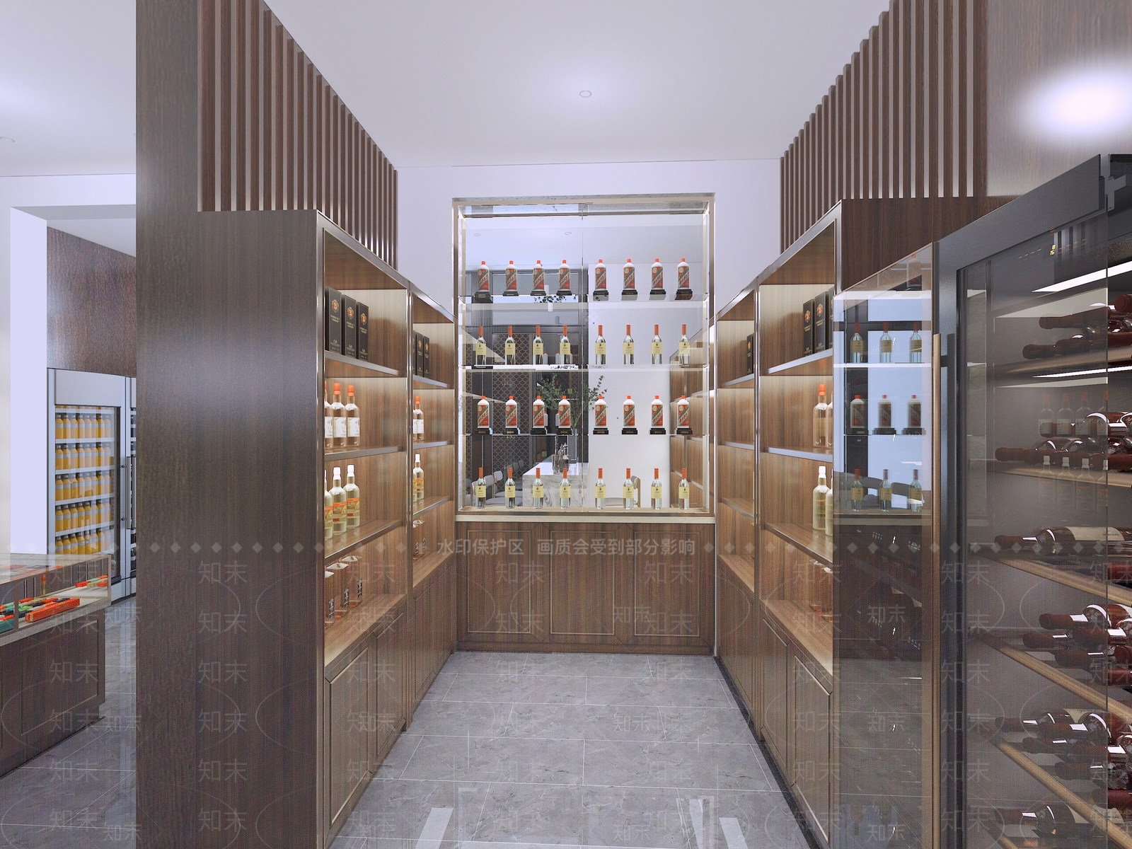 新中式烟酒店3D模型下载【ID:690793167】