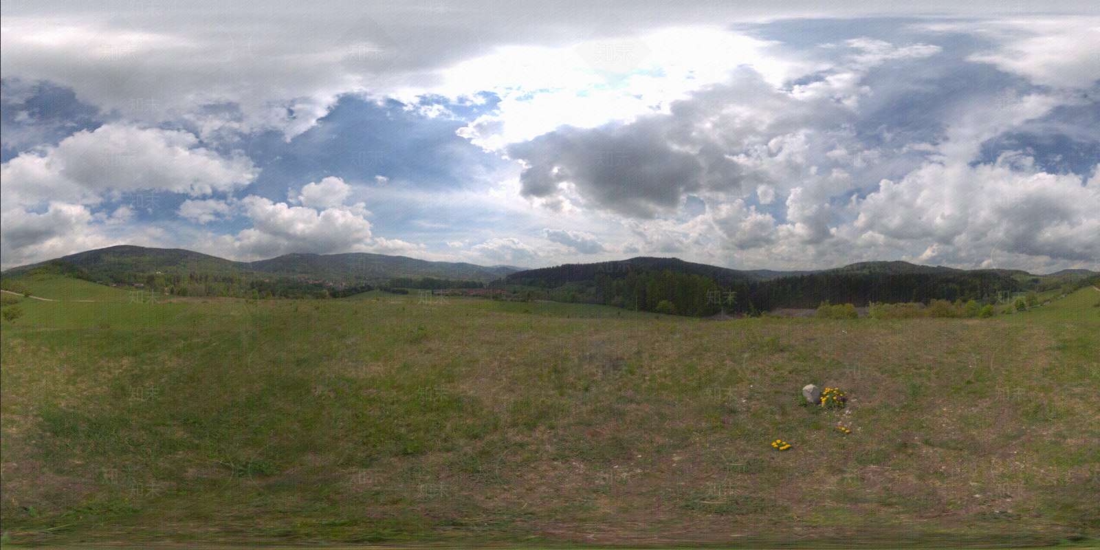 户外山峰HDRI贴图贴图下载【ID:190827925】