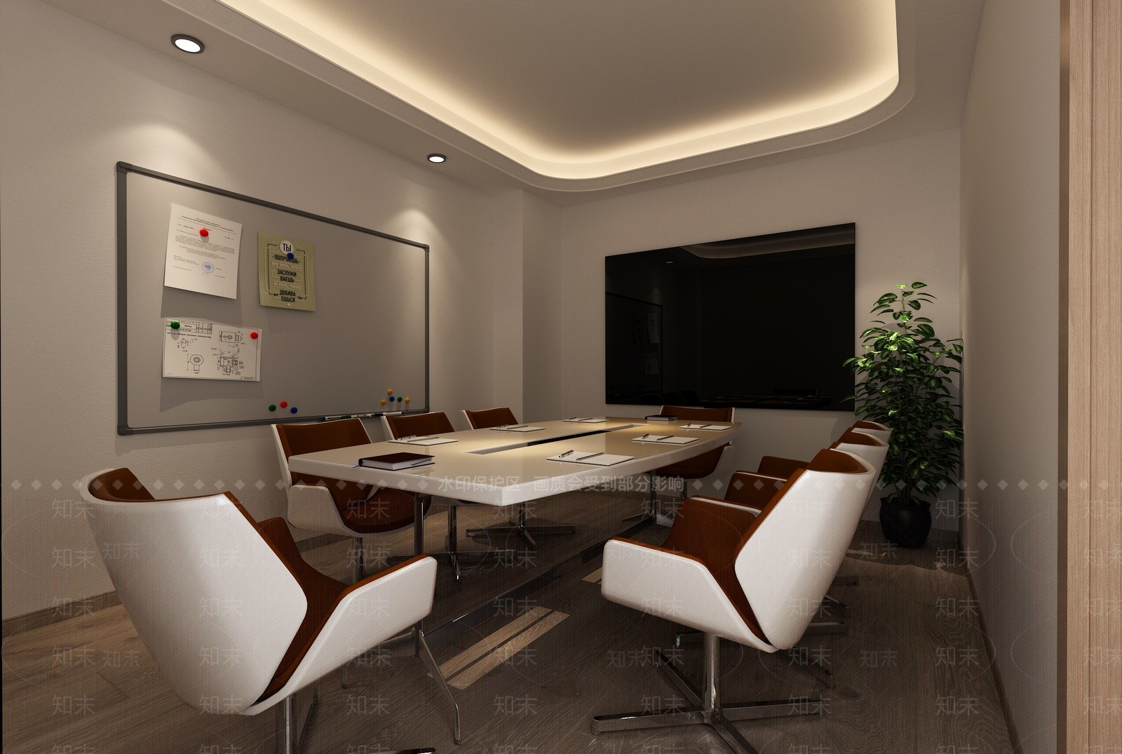 现代图书馆3D模型下载【ID:890896274】