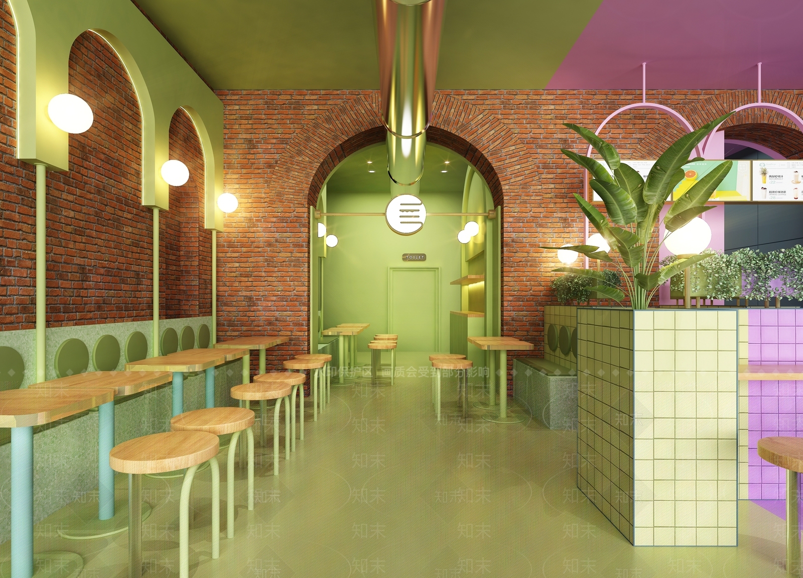 【3D悬赏模型】北欧风格奶茶店3D模型下载【ID:291022898】