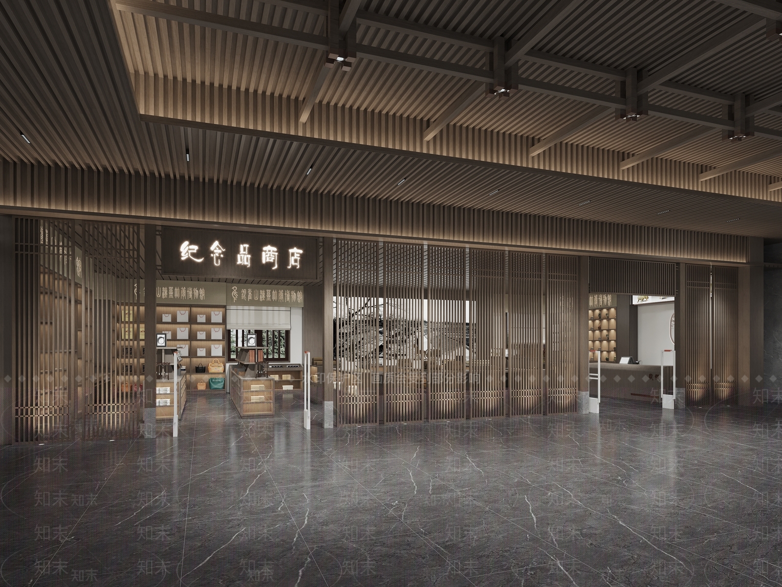 新中式玩具礼品店3D模型下载【ID:690951950】