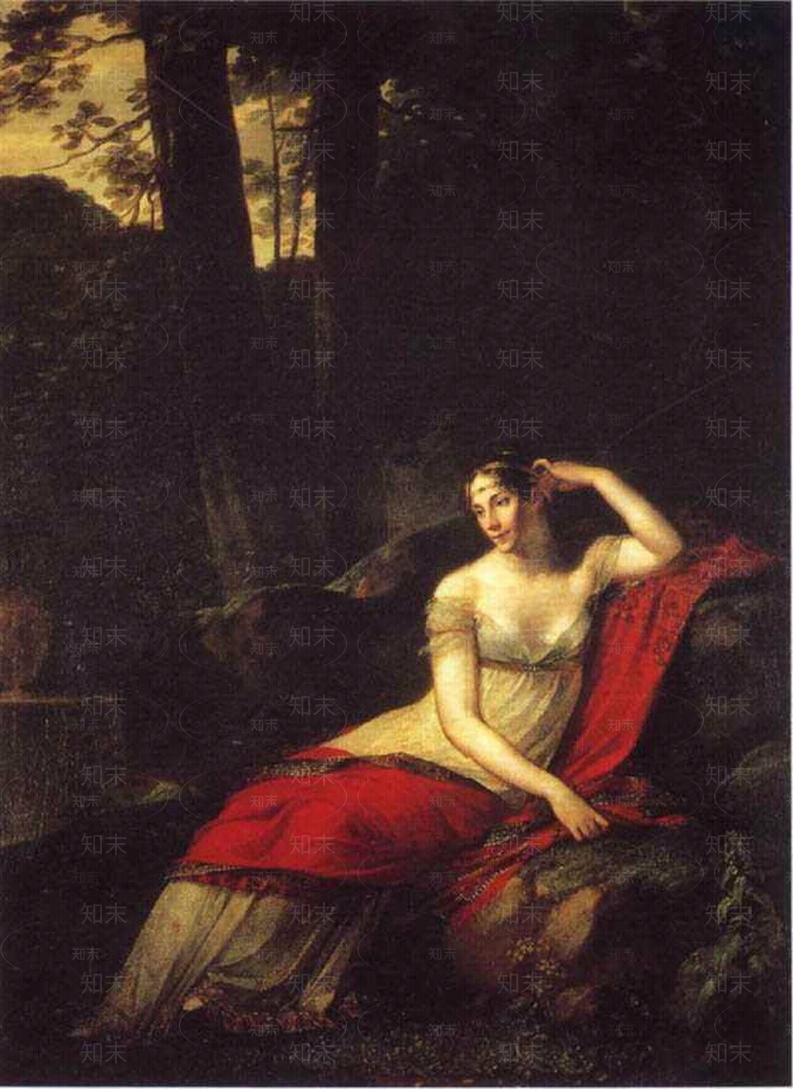 欧式人物装饰画贴图下载【ID:190955962】