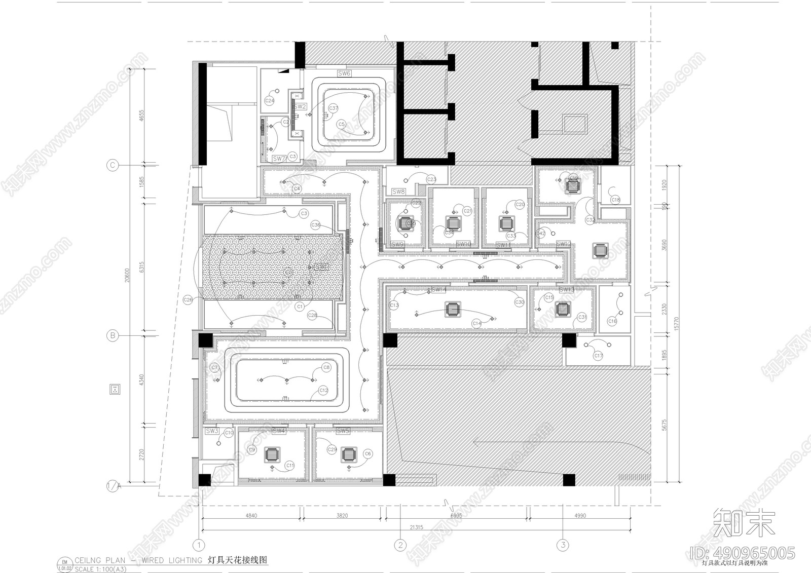 医院cad施工图下载【ID:490965005】