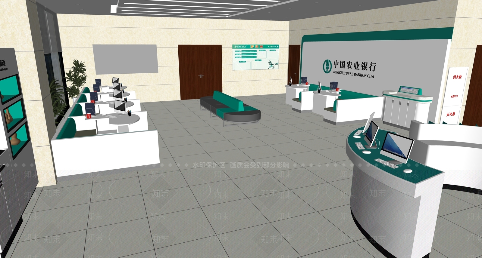 现代银行SU模型下载【ID:590982806】