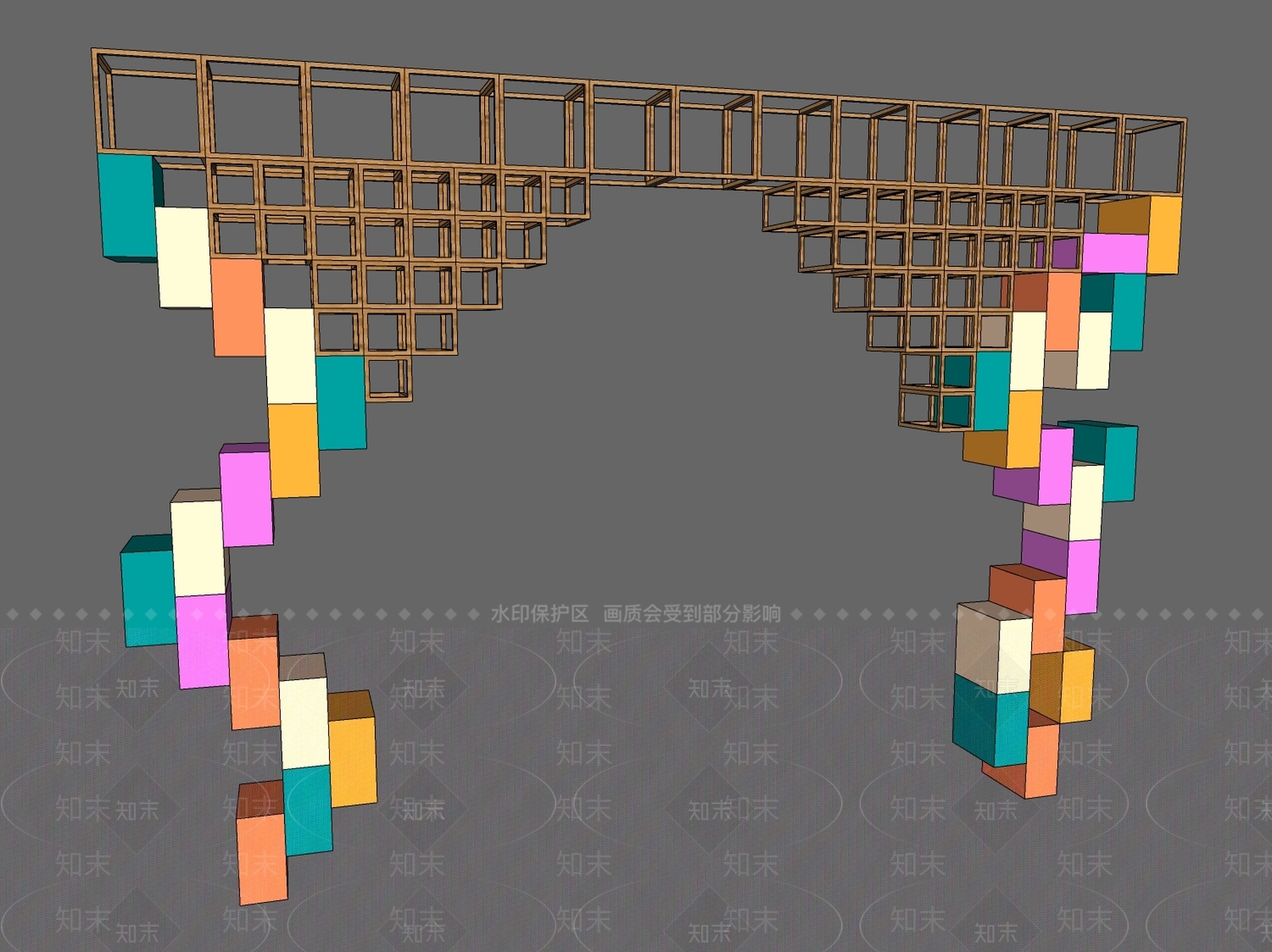 现代门框SU模型下载【ID:290996608】