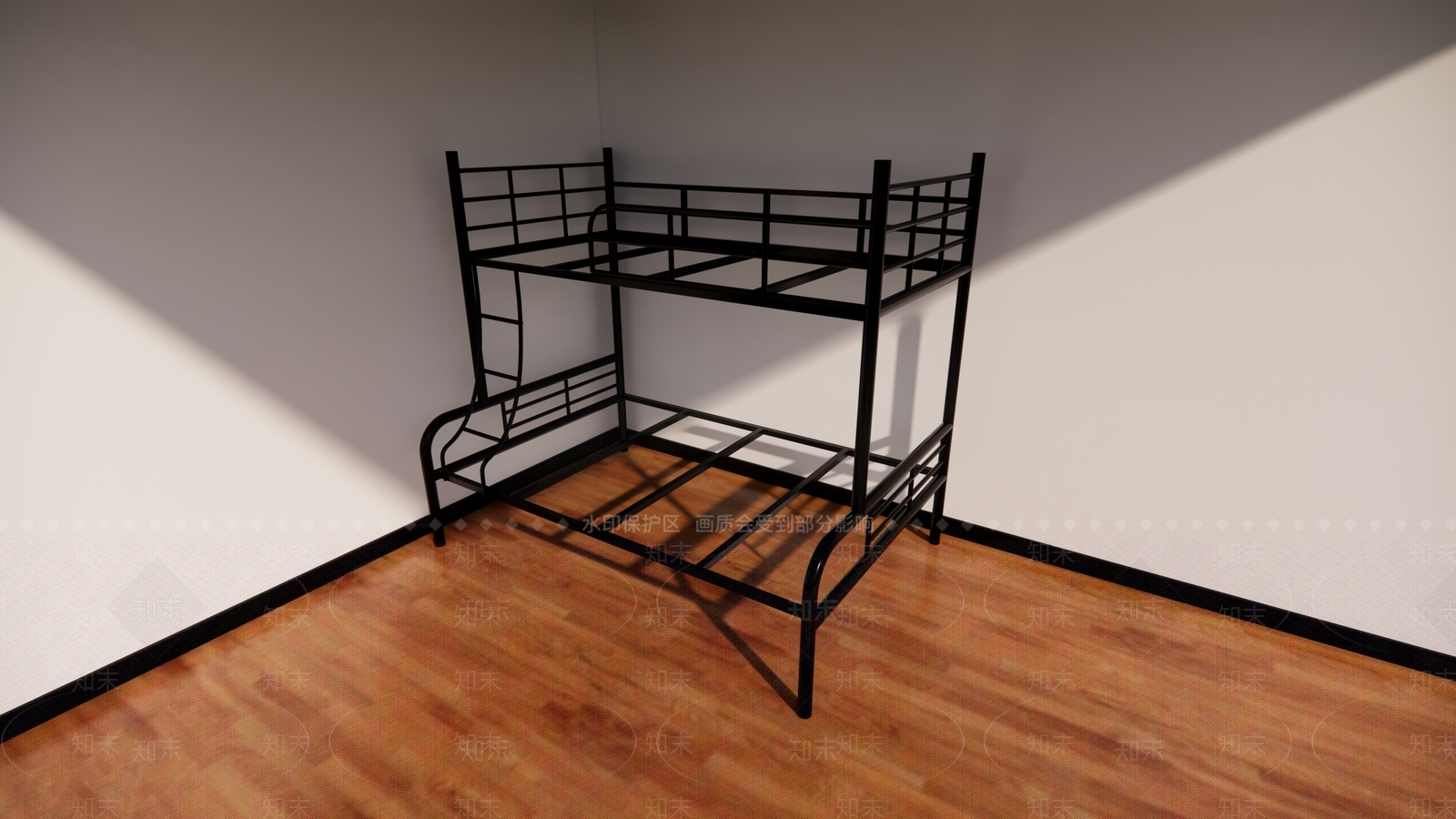 工业双层床SU模型下载【ID:591019467】