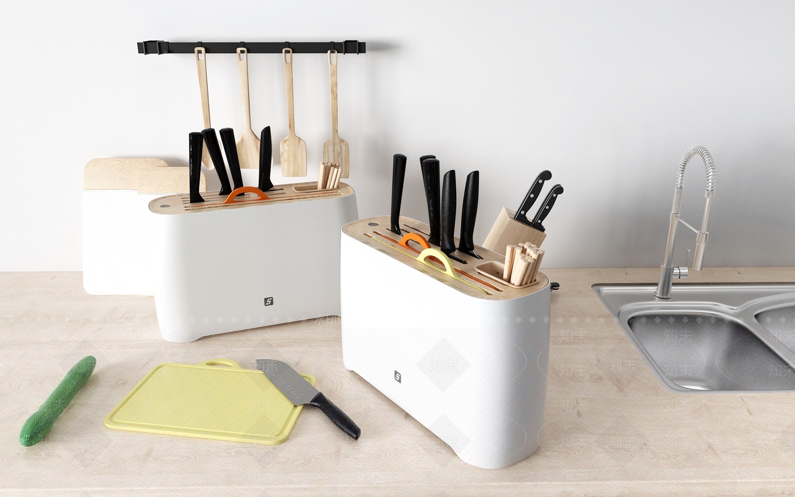 现代刀具3D模型下载【ID:991034449】