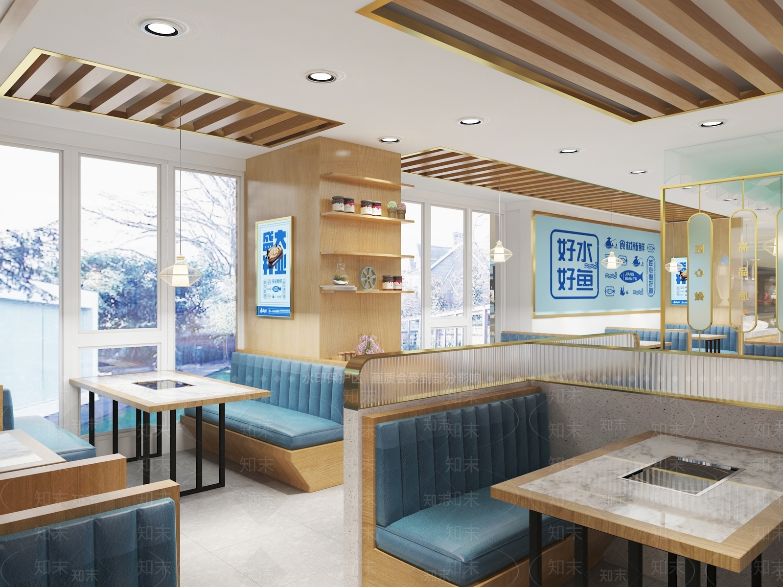 现代火锅店3D模型下载【ID:391045211】