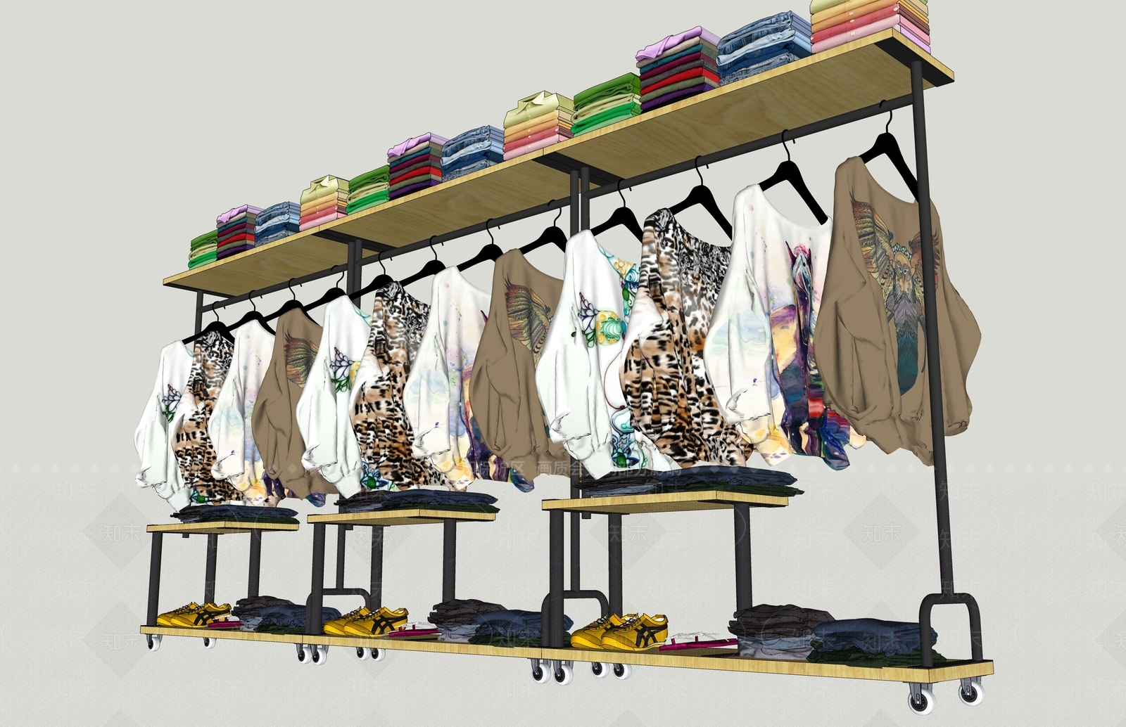 现代展架SU模型下载【ID:791051106】