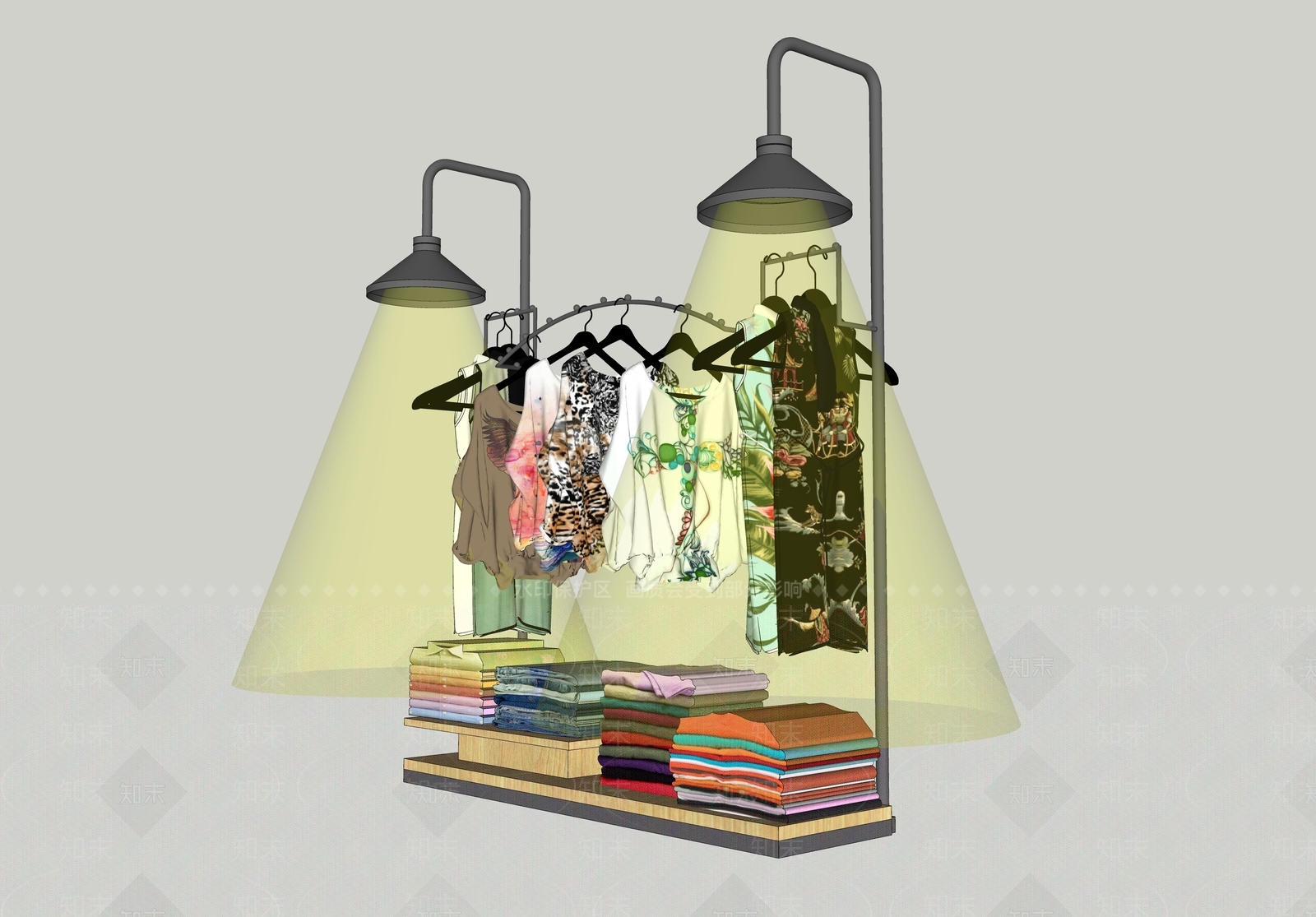 现代展架SU模型下载【ID:791051125】