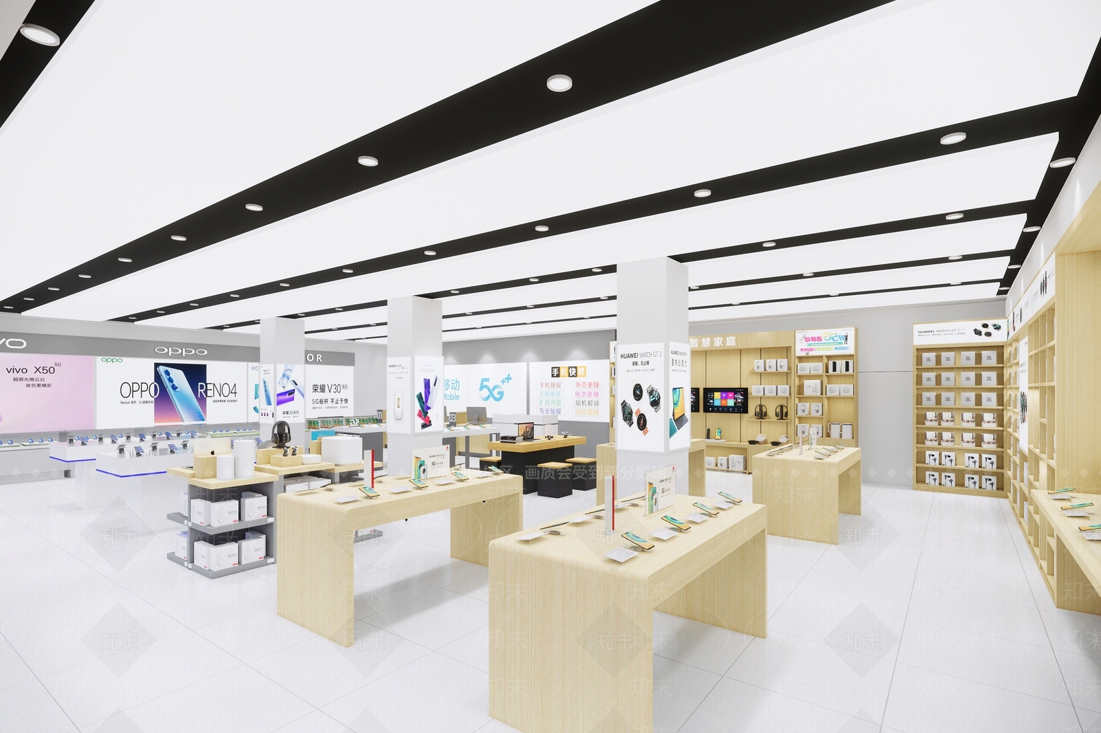 现代风格店铺SU模型下载【ID:391180257】