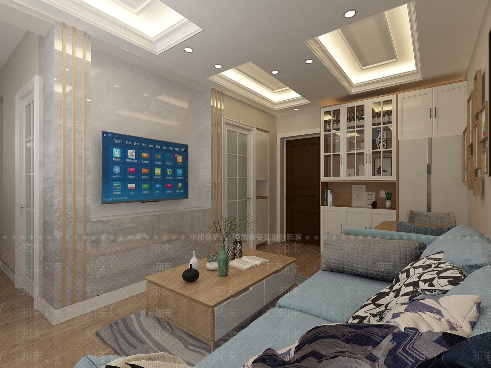 现代单身公寓3D模型下载【ID:991106758】