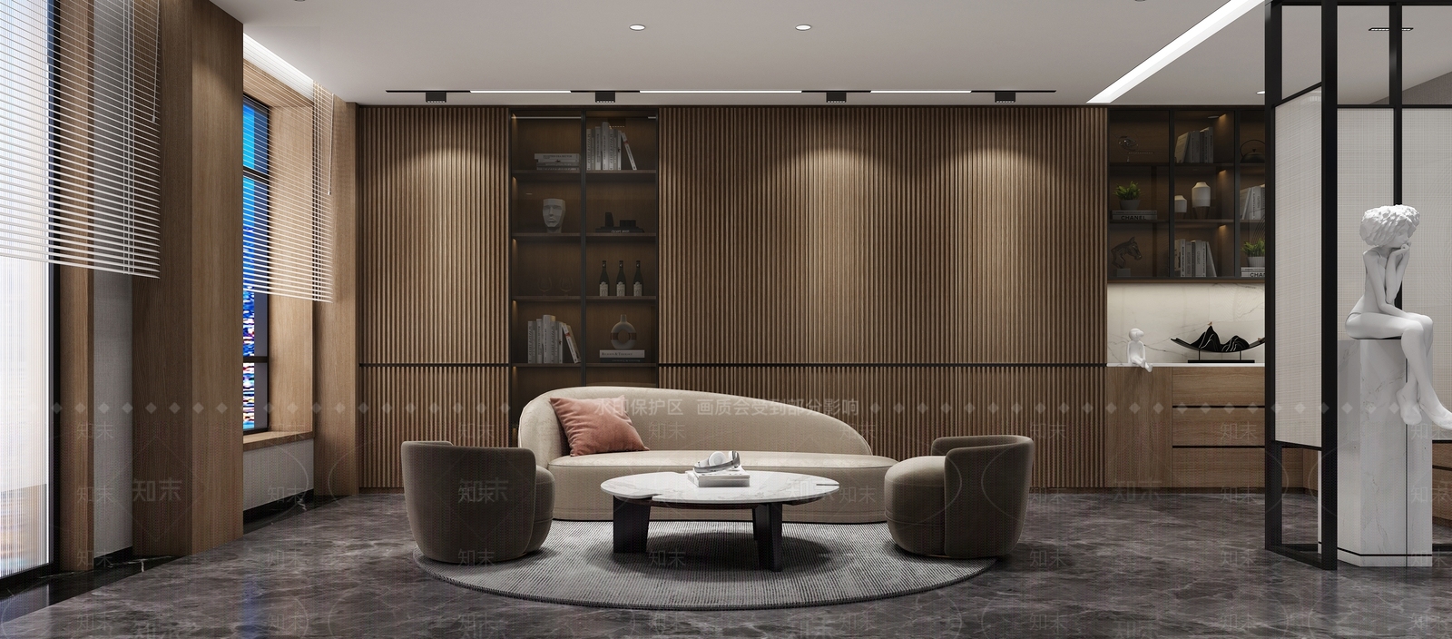 现代品酒室酒窖3D模型下载【ID:991125308】
