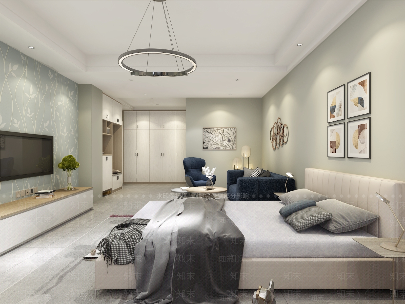 现代单身公寓3D模型下载【ID:991158777】