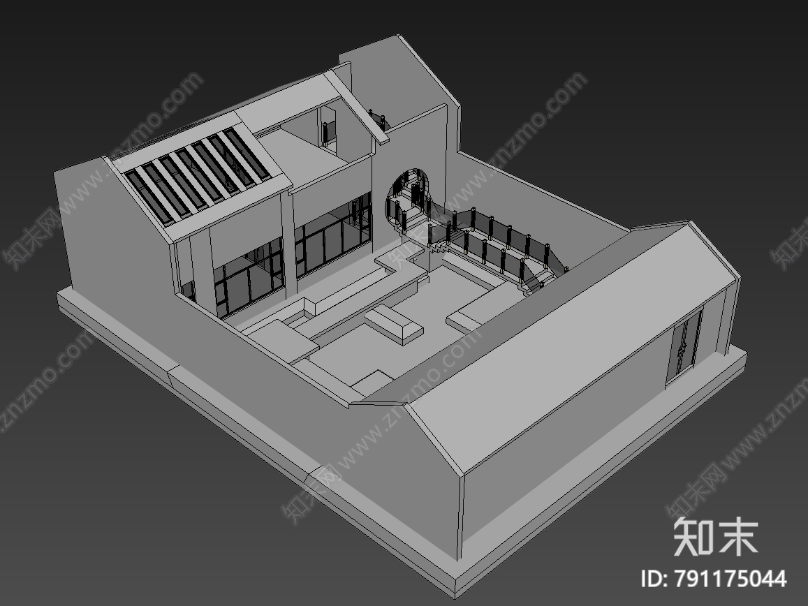 四合院建筑cad施工图下载【ID:791175044】