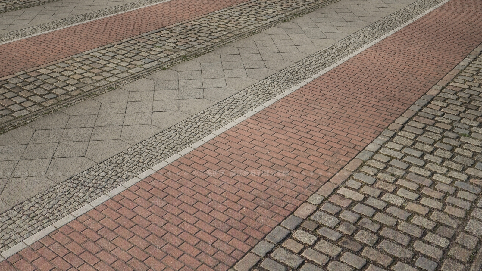 现代路面3D模型下载【ID:591180435】