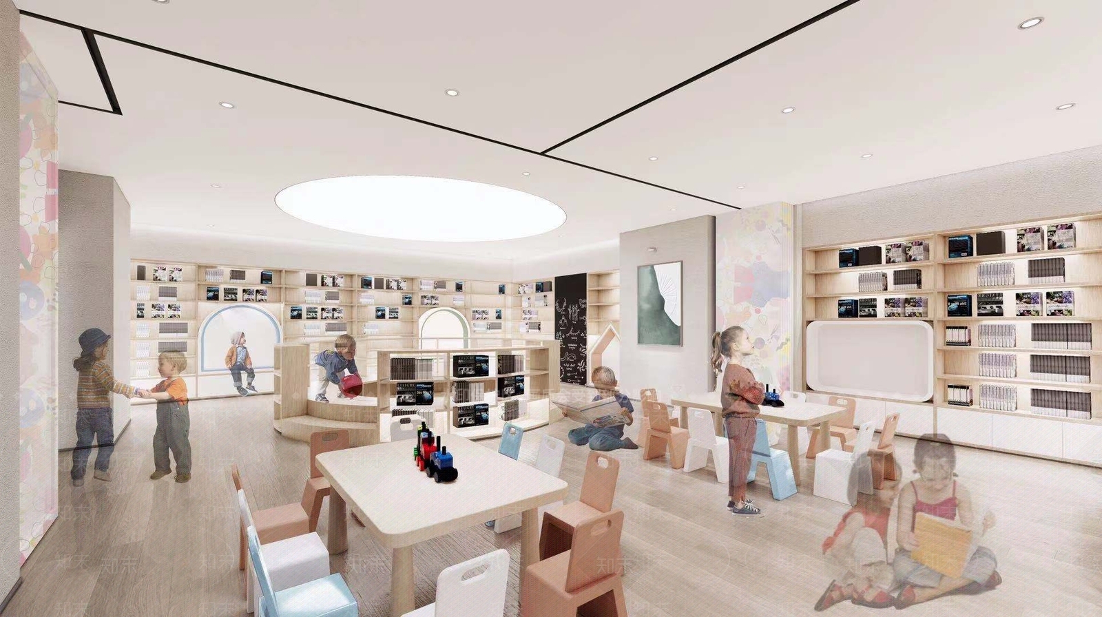 现代儿童书店SU模型下载【ID:691242406】