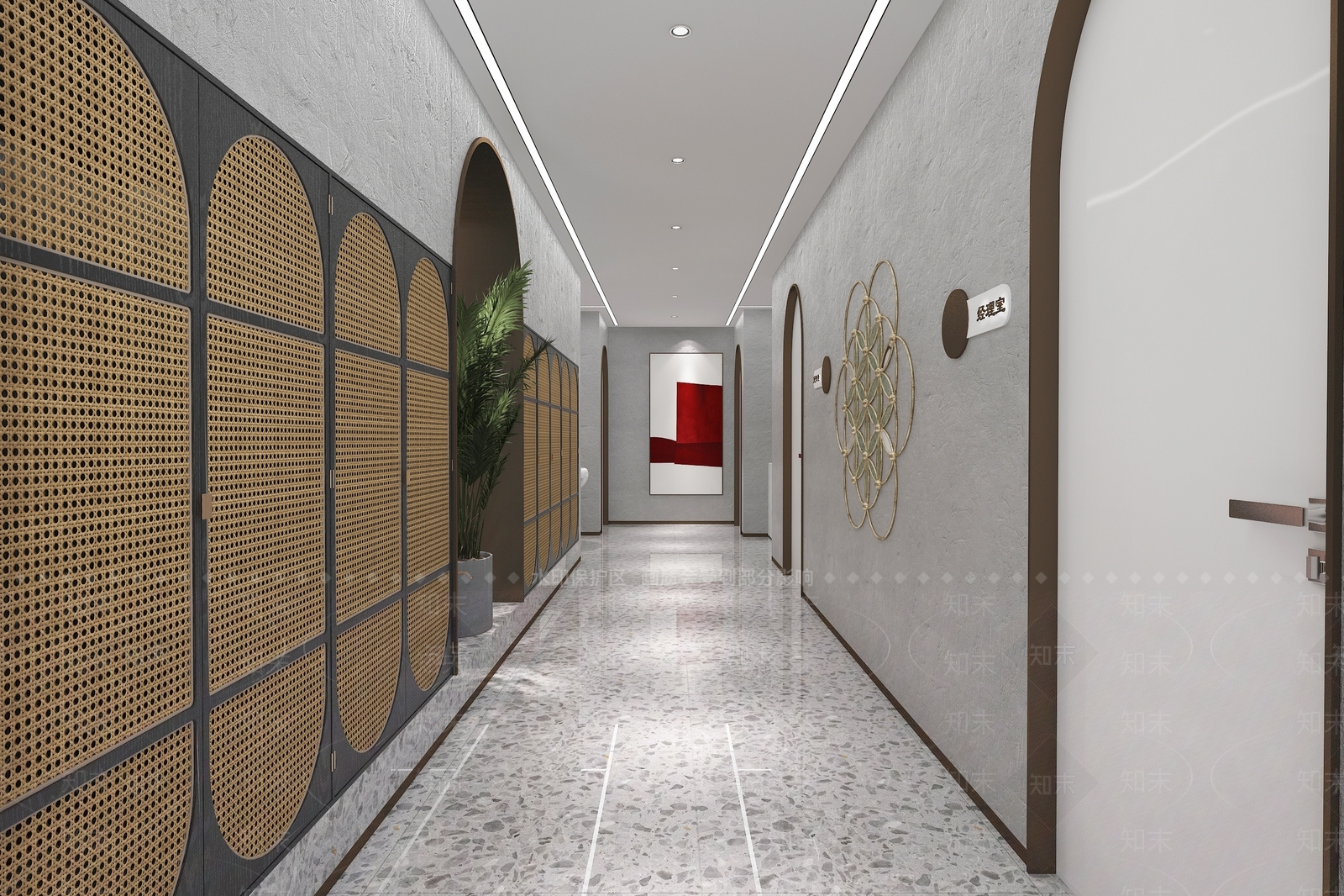 现代风格美容院3D模型下载【ID:991243591】