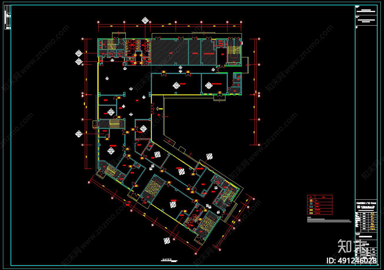 医院cad施工图下载【ID:491246028】